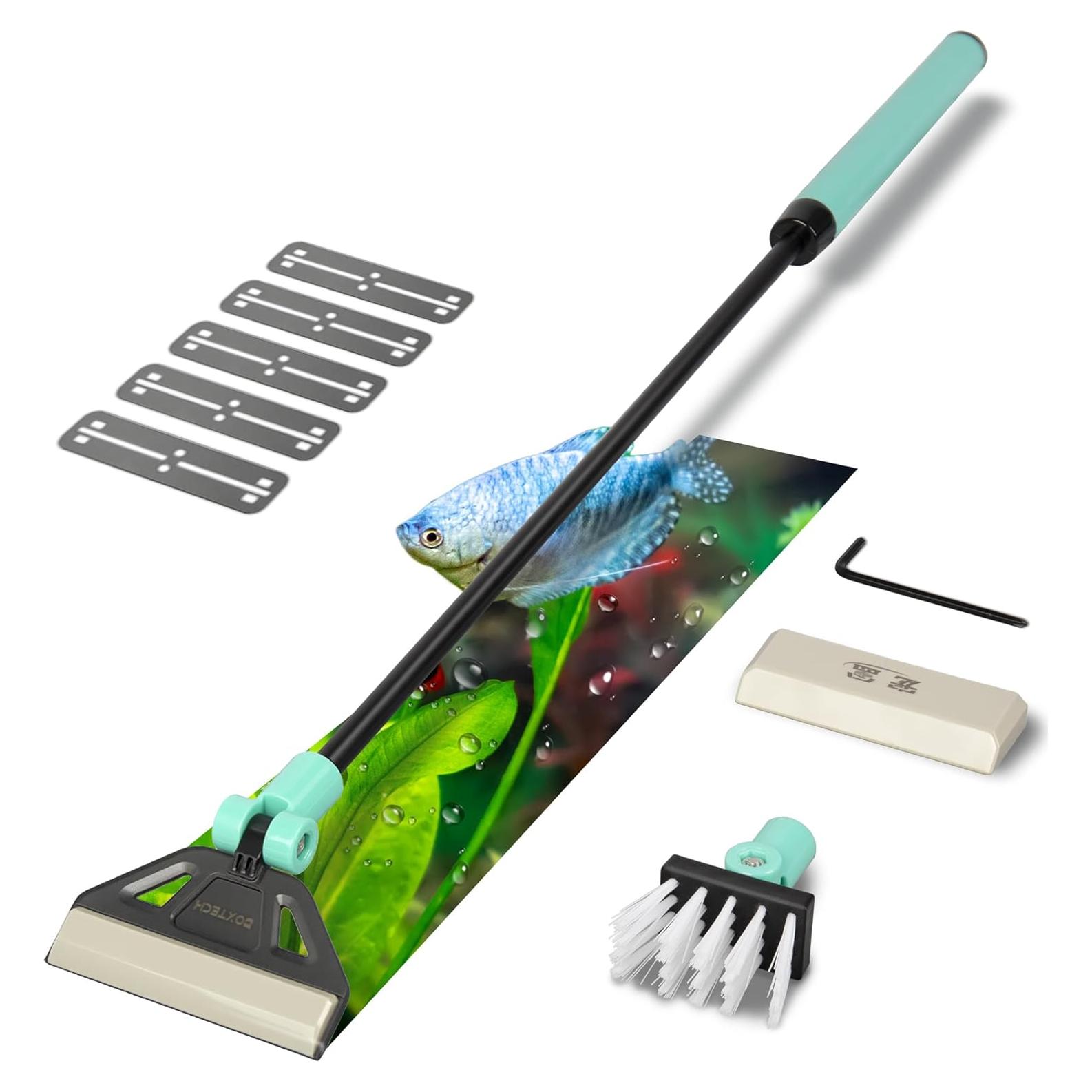 Raspador de Algas UPETTOOLS 2 en 1 para Acuarios 75-150L