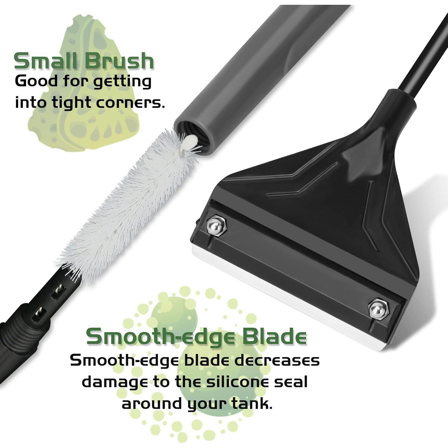 Raspador de Algas Profesional Neptonion 62.23 cm con 10 Cuchillas