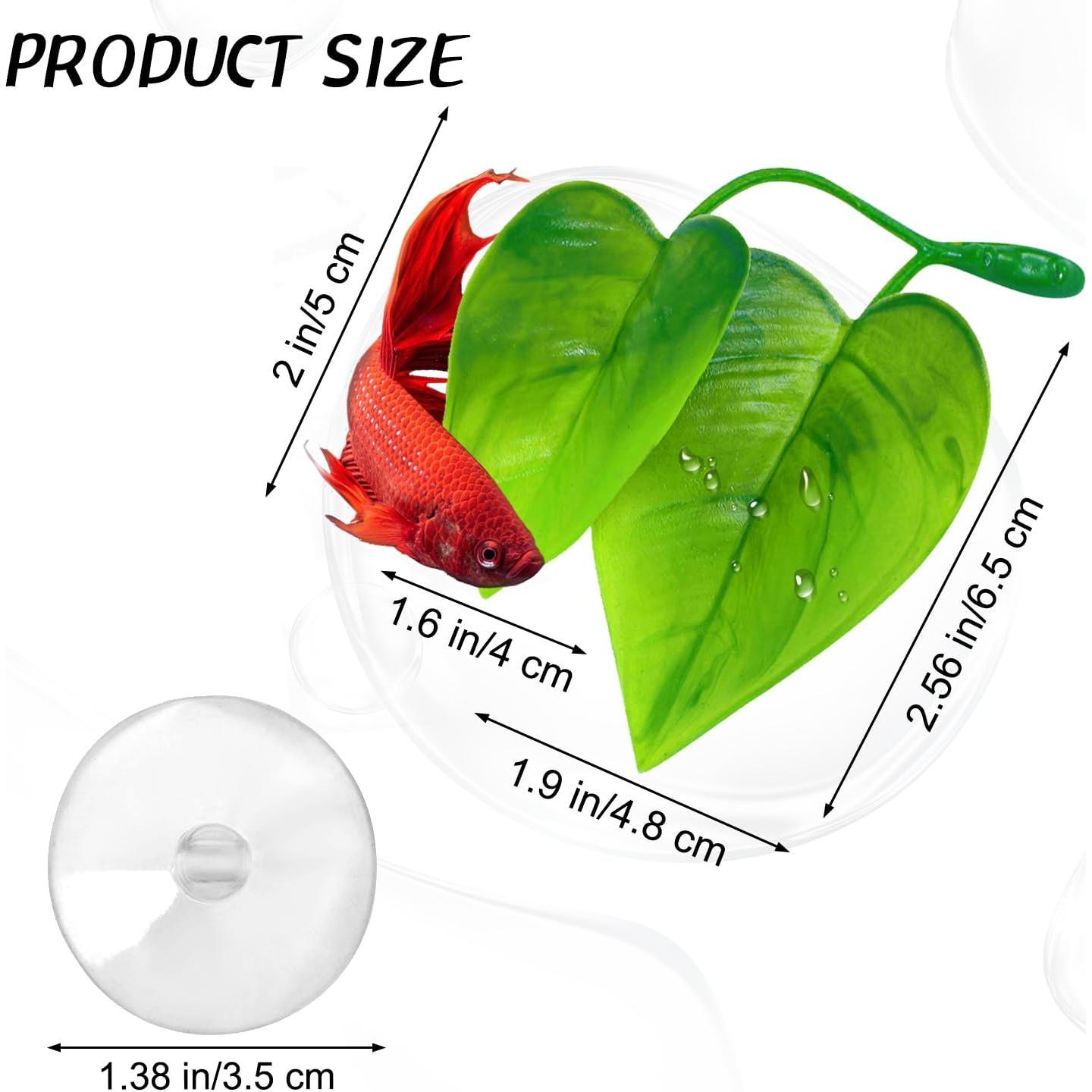 Almohadilla de Hoja URATOT para Peces Betta - 4 Piezas