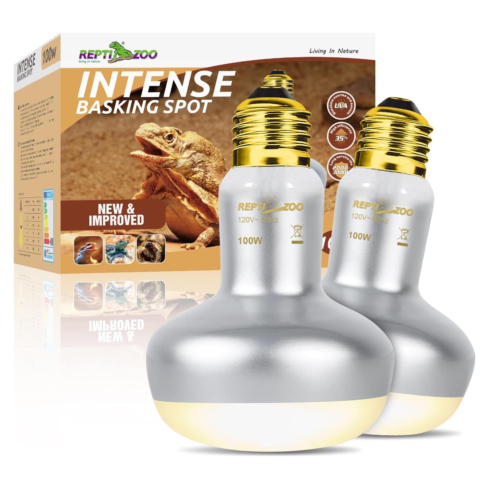 Lámpara de Calor 100W REPTI ZOO para Reptiles y Pollos