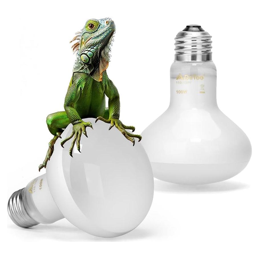 Lámpara de Calor para Reptiles DaToo 100W UVA 2 Paquete