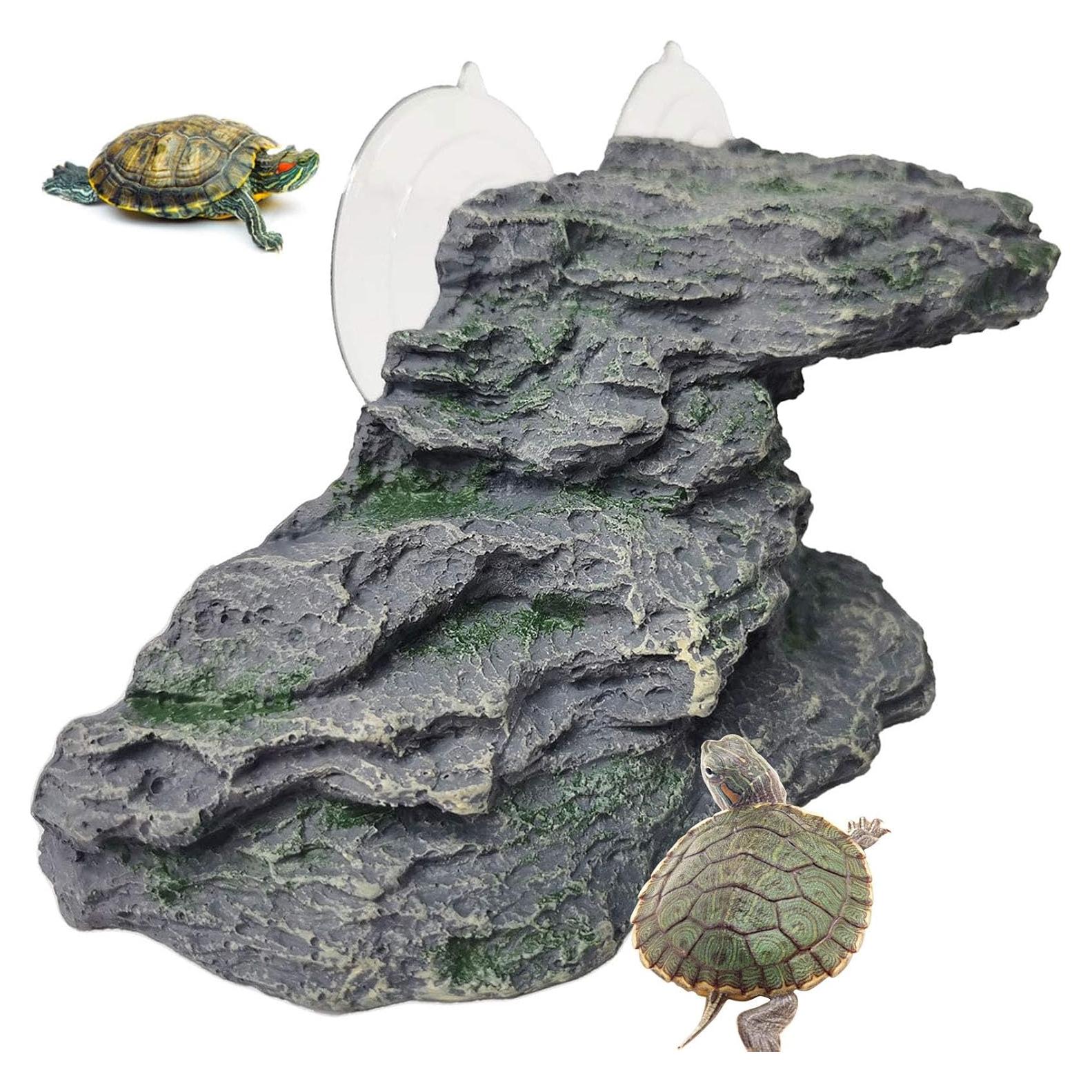 Plataforma de Sol para Tortugas Kathson - Rampa Escalonada Mediana