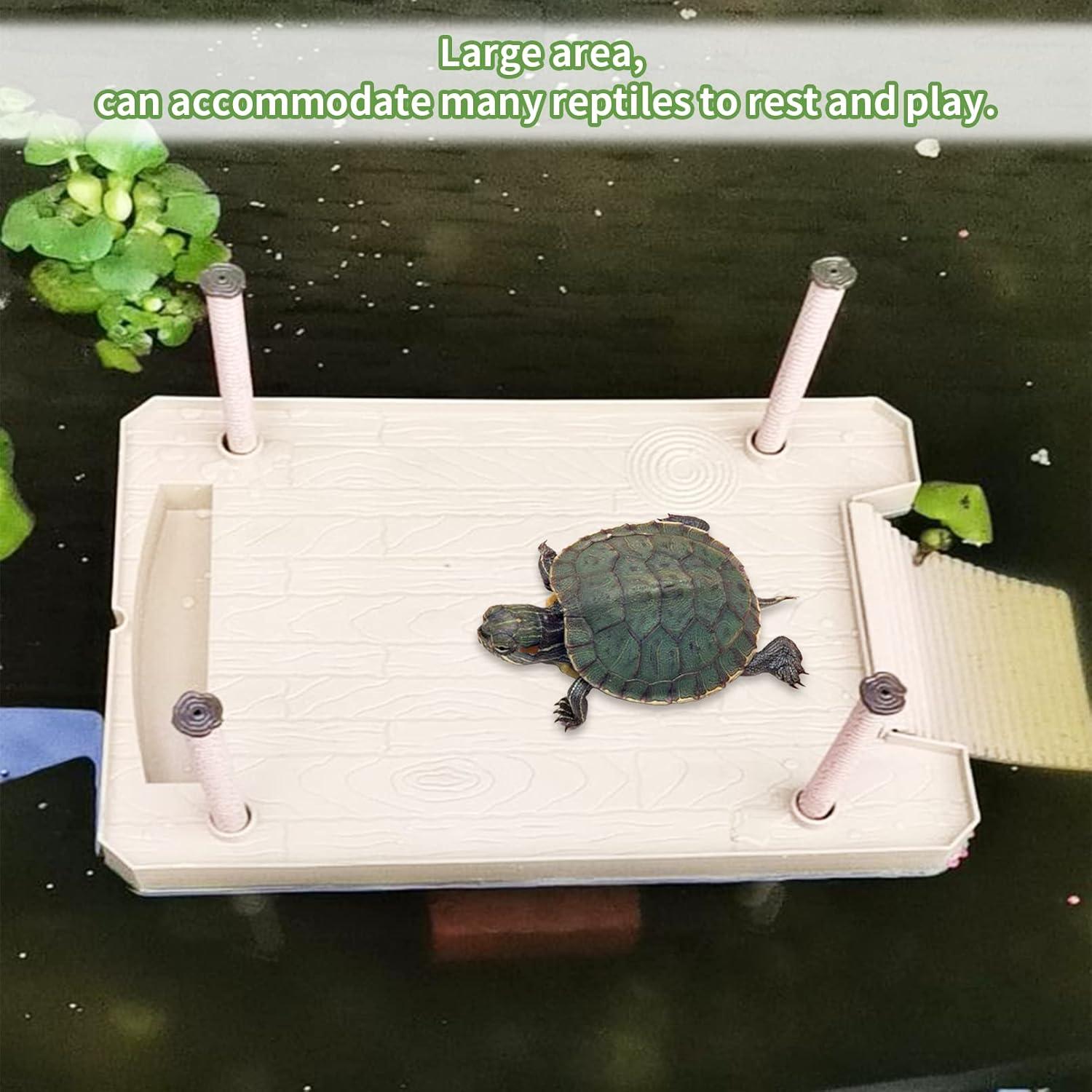 Plataforma Flotante Grande para Tortugas Tfwadmx 40.39x27.94cm