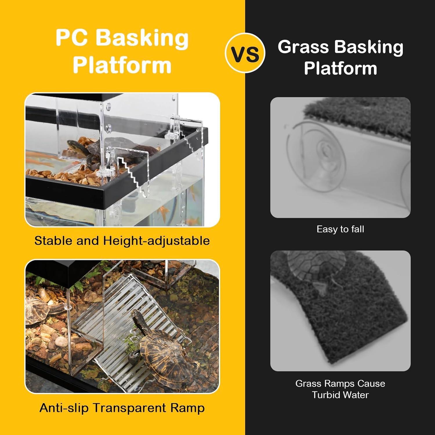 Plataforma de Sol para Tortugas Clioran Mini 14x14 cm