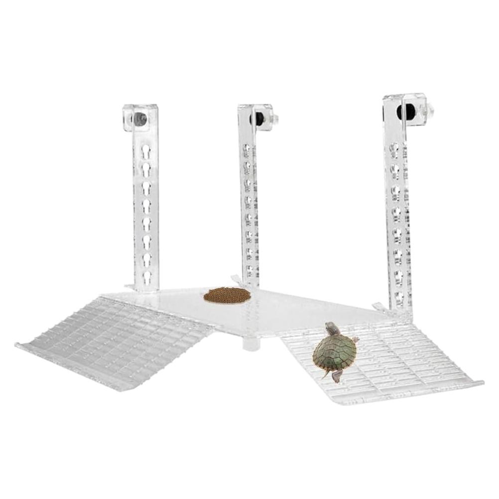 Plataforma de Sol para Tortugas YXQ Grande Acrílico 30x18cm