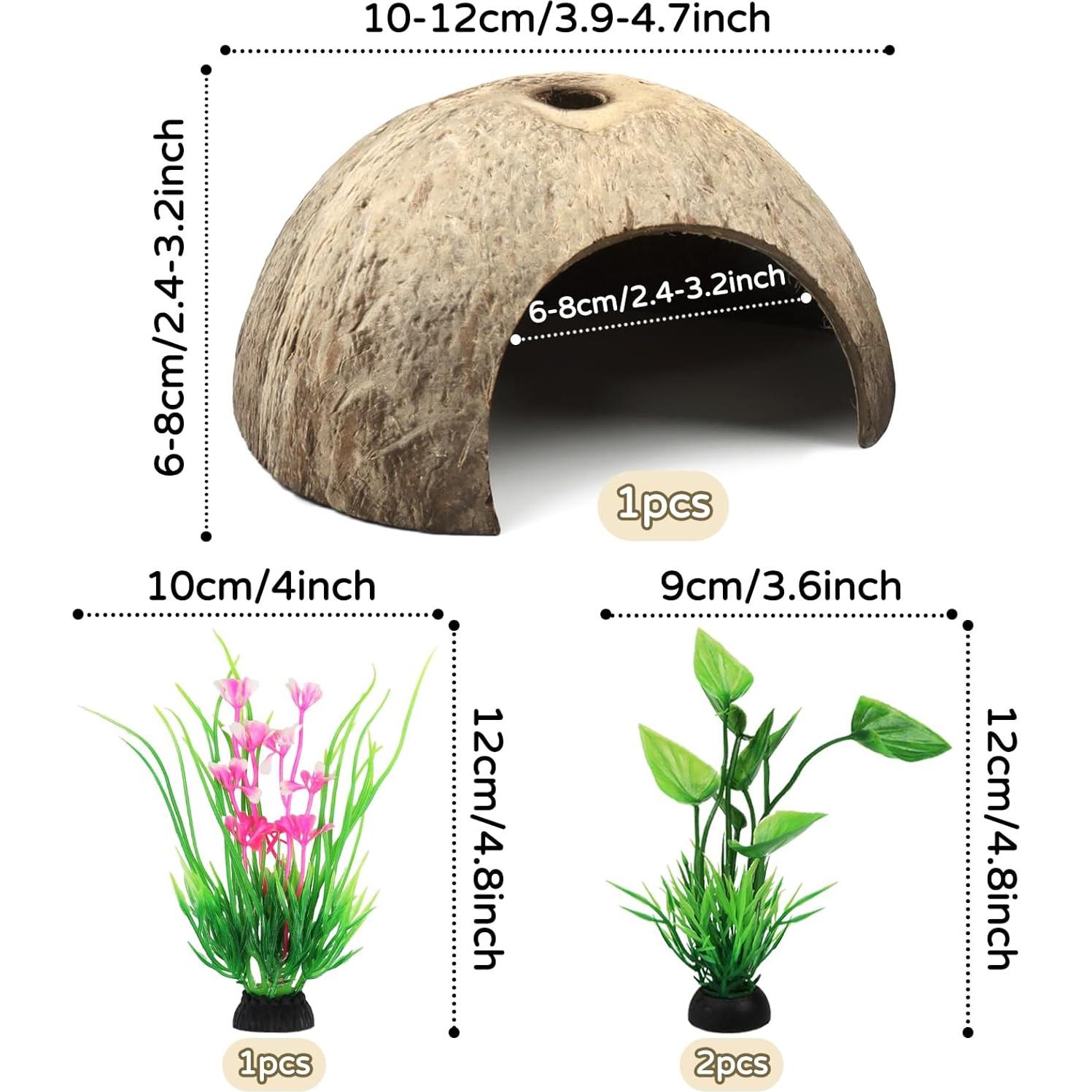 Suministros para Cangrejo Ermitaño QUOZUO - 22 Piezas