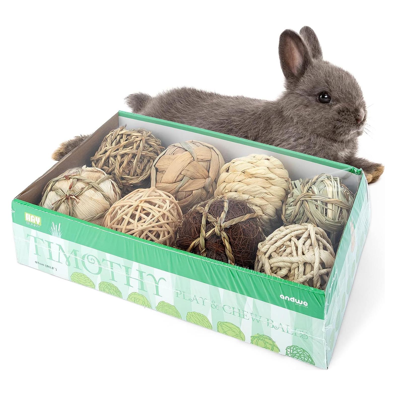 Bolas de Juego para Animales Pequeños Andwe - Paquete de 8