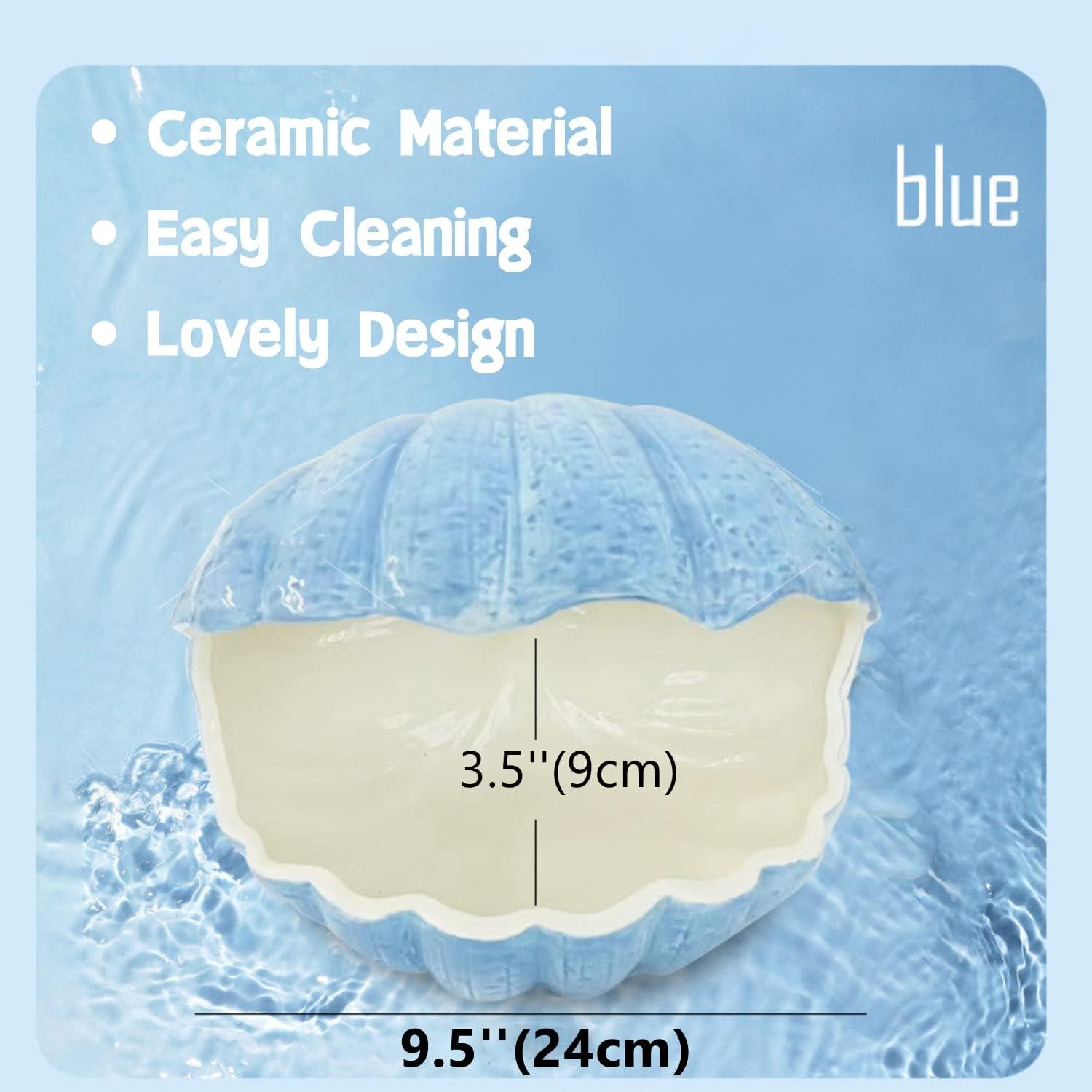 Escondite Cerámica para Pequeños Animales XL Azul 24x18x20cm