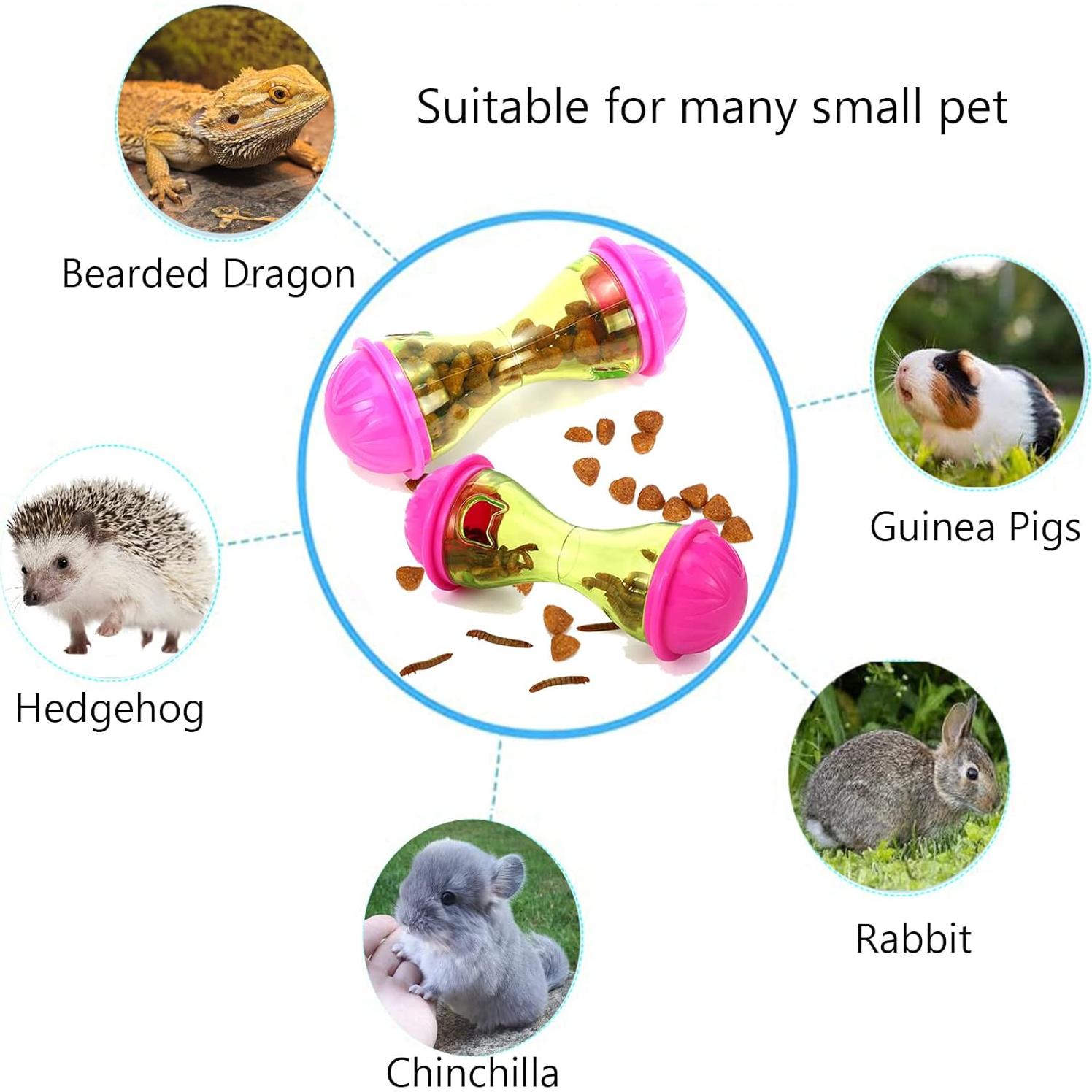 3 Juguetes para Erizos H-Enoch - Accesorios para Jaula 11x4cm