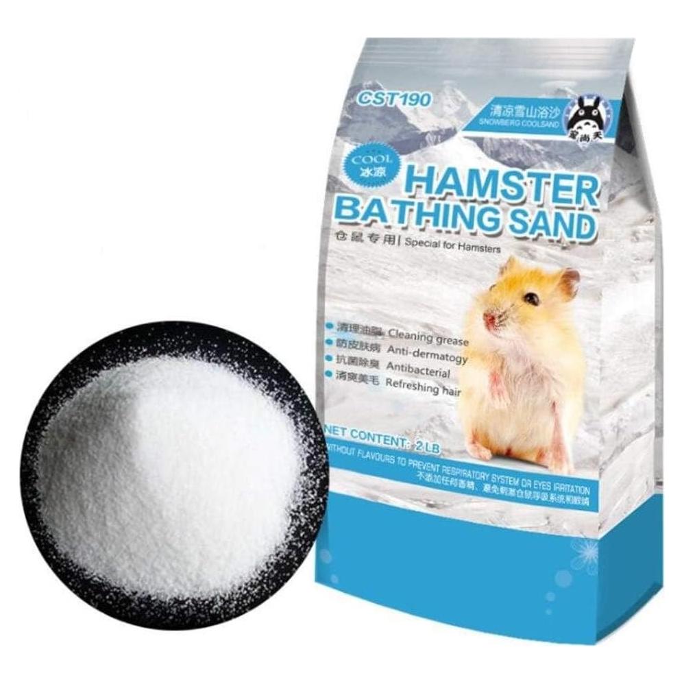 Arena de Baño para Hámsters Hamiledyi 0.91 kg - Aseo Chinchillas