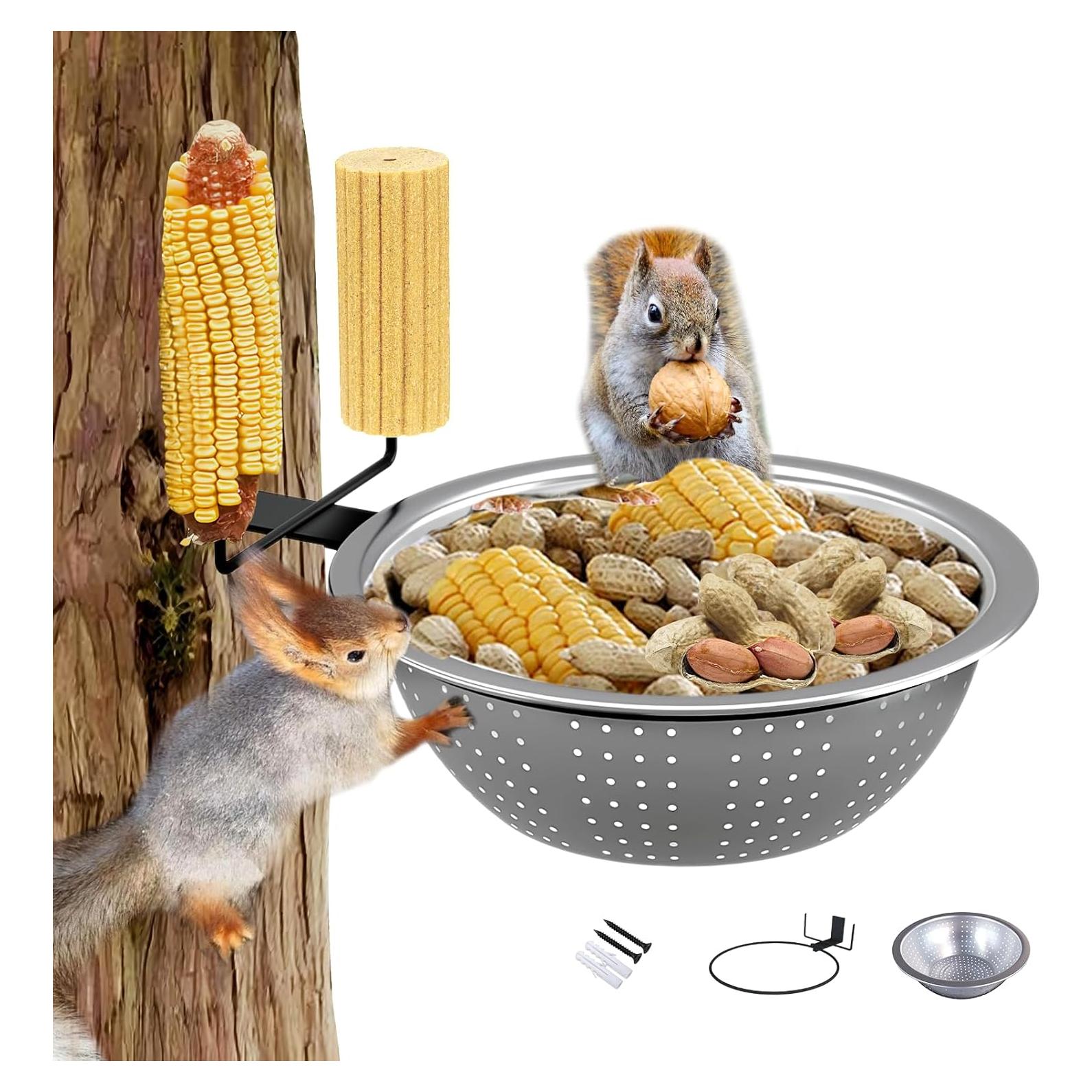 Comedero para Ardillas Karshall 1.4L Metal con Drenaje