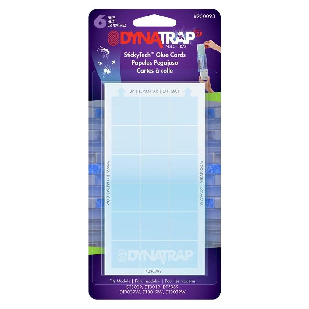 Tarjetas de Pegamento DynaTrap 230093 - Reemplazo 6 Unidades