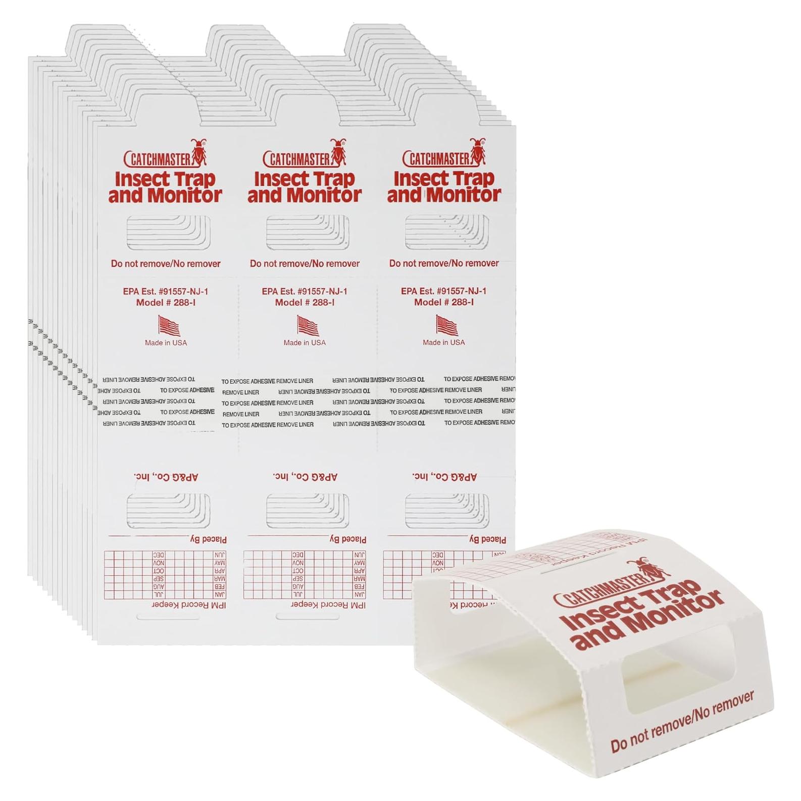 Trampas de Pegamento Catchmaster 45 Pk para Insectos y Arañas