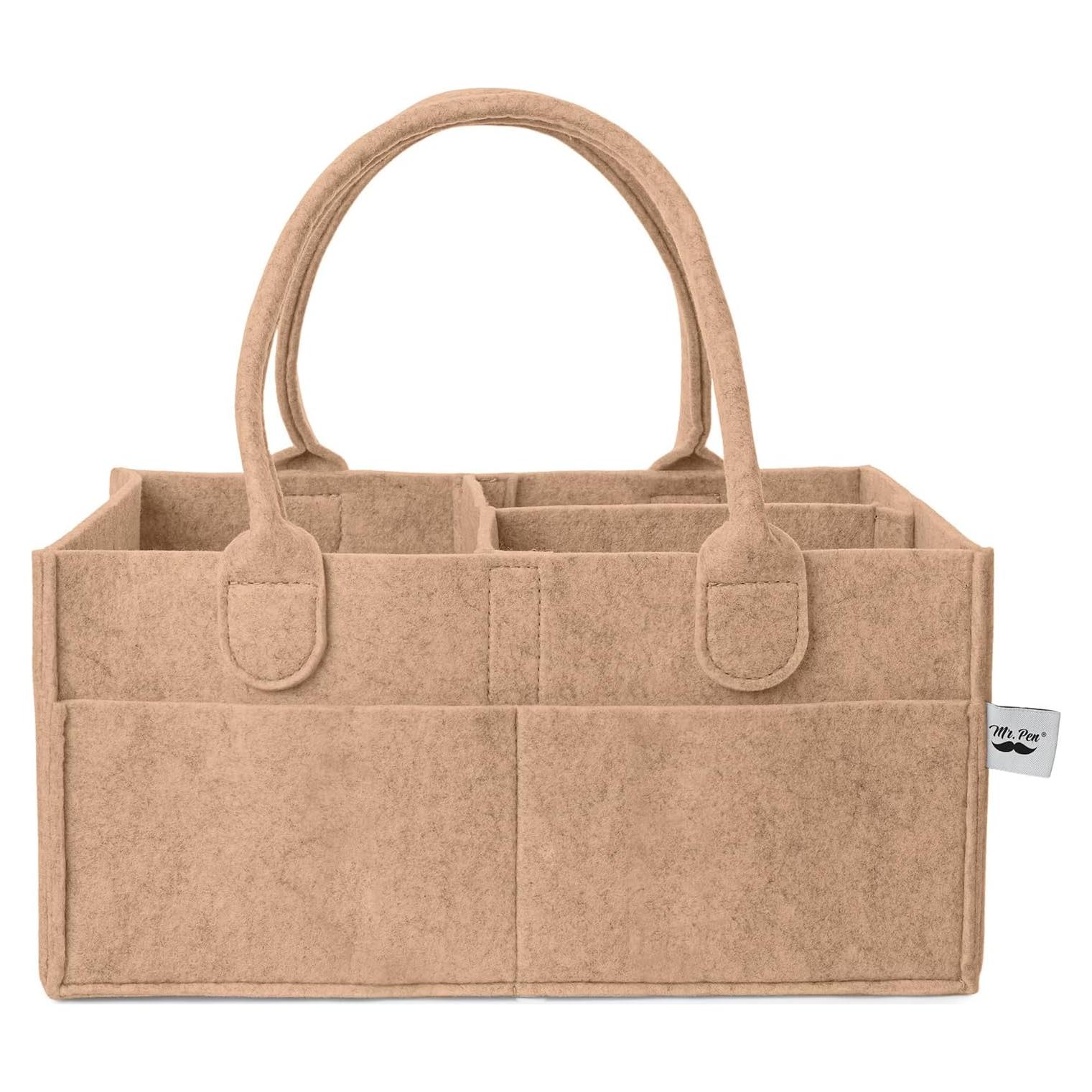 Organizador de Pañales Mr. Pen Arcilla Terrosa Plegable 31.75x25.4cm