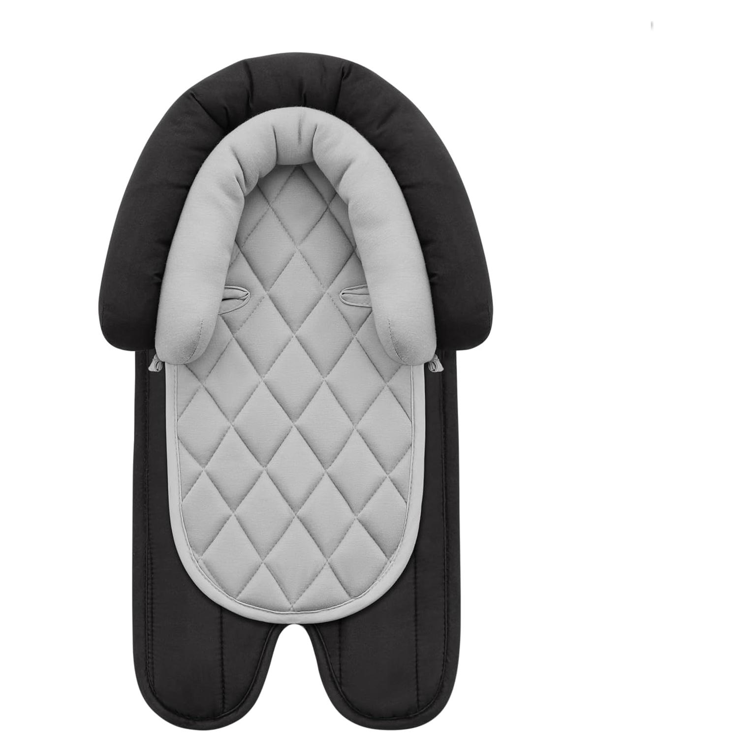Soporte de Cabeza para Bebés Pro Goleem 2 en 1 Gris y Negro