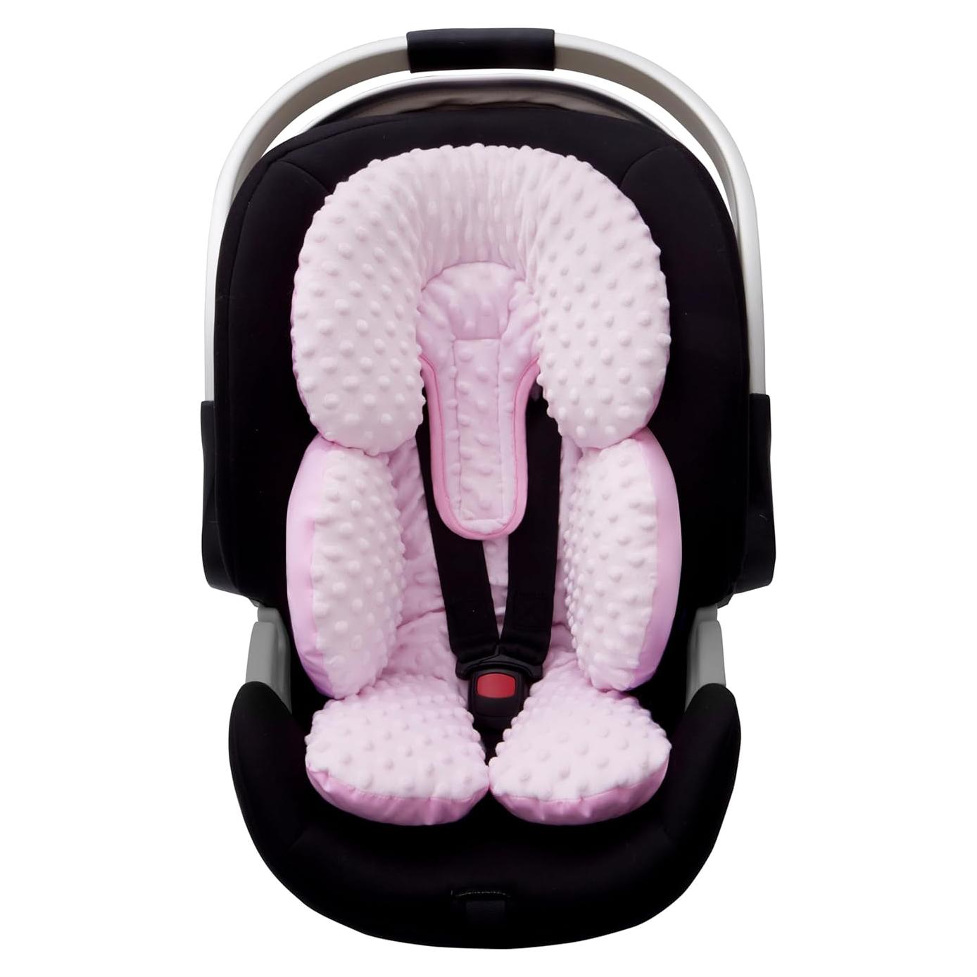 Soporte para Cabeza y Cuello Pro Goleem Rosa 2 en 1 para Bebés