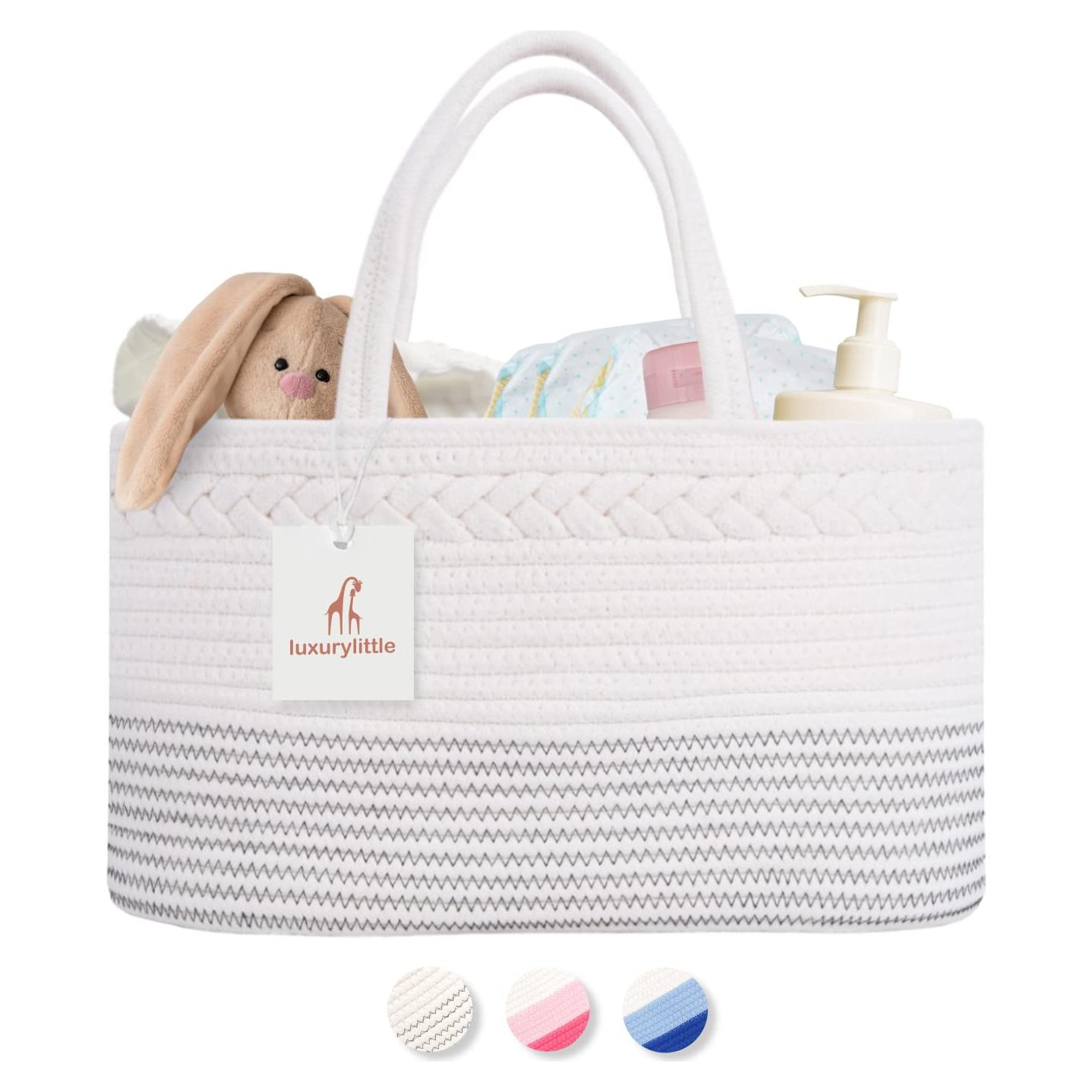 Caddy de Pañales Extra Grande Luxury Little Algodón Unisex