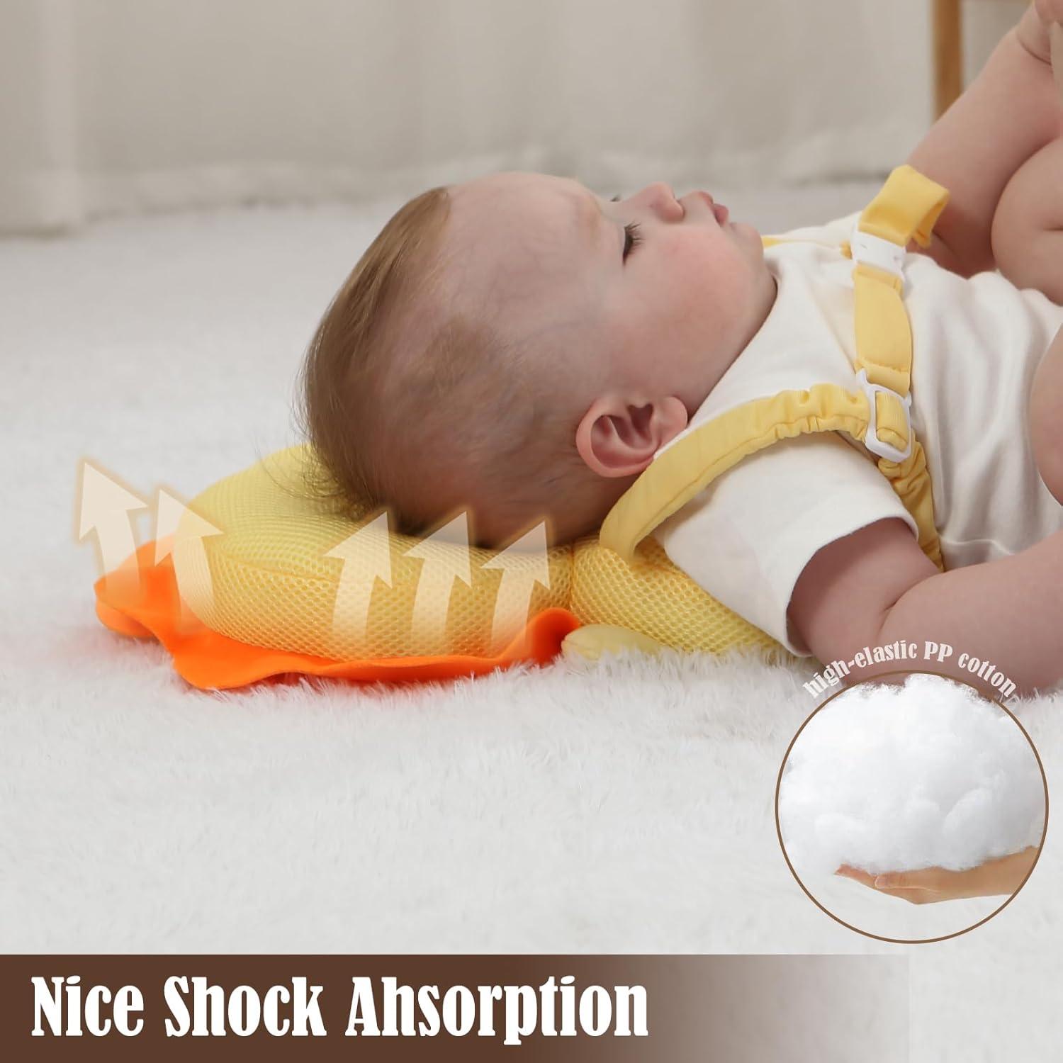 Protector de Cabeza para Bebé HGTC León Amarillo Suave 0.18 kg