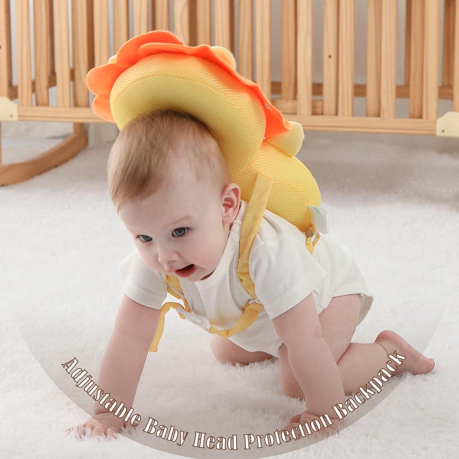 Protector de Cabeza para Bebé HGTC León Amarillo Suave 0.18 kg