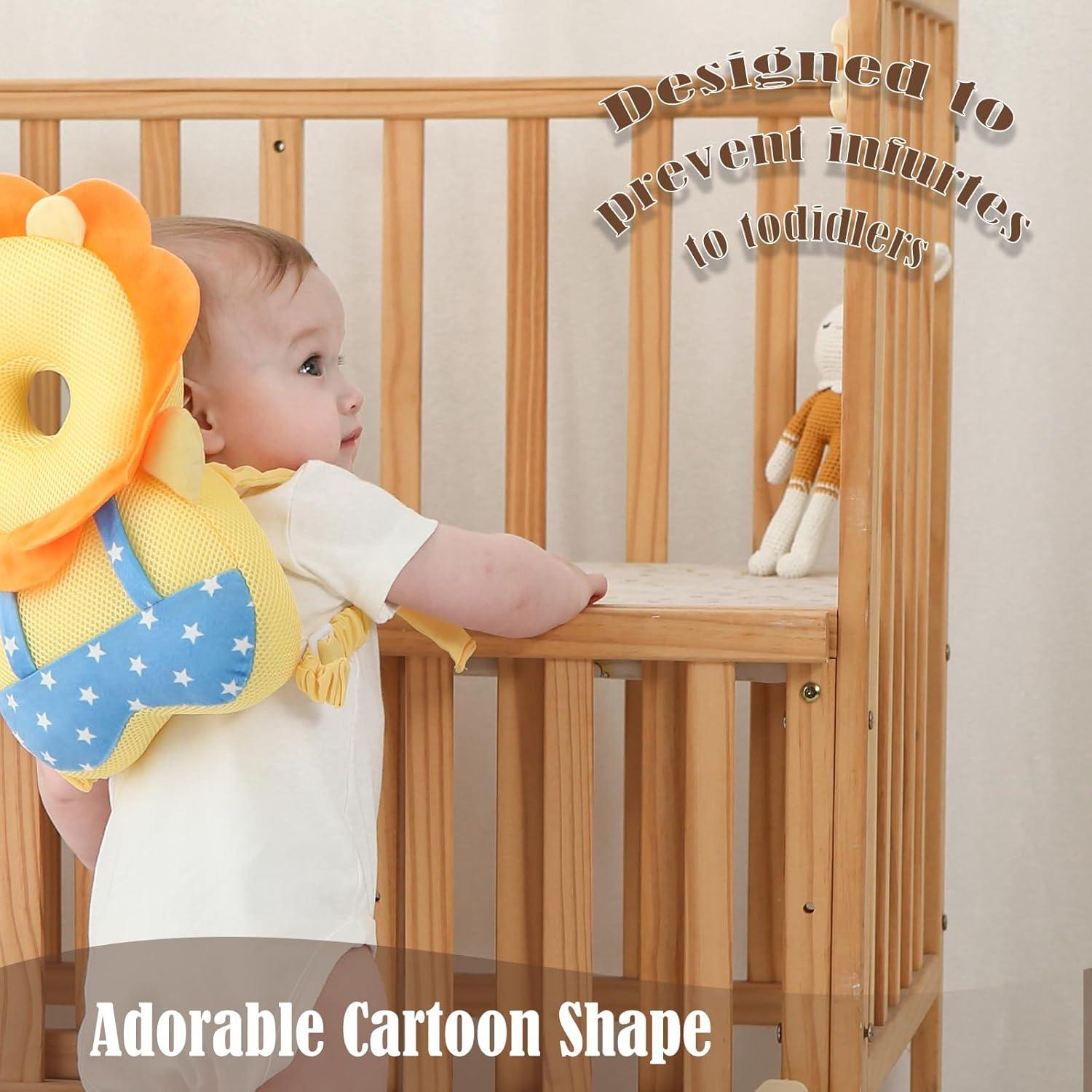 Protector de Cabeza para Bebé HGTC León Amarillo Suave 0.18 kg