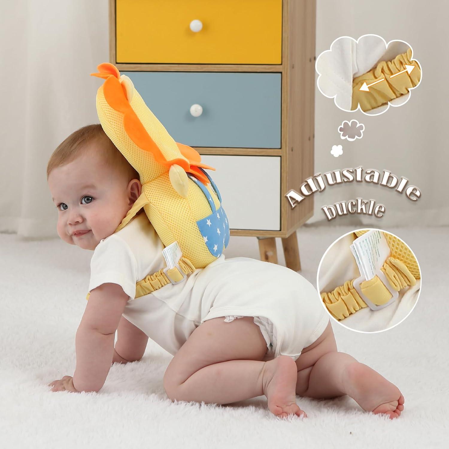 Protector de Cabeza para Bebé HGTC León Amarillo Suave 0.18 kg