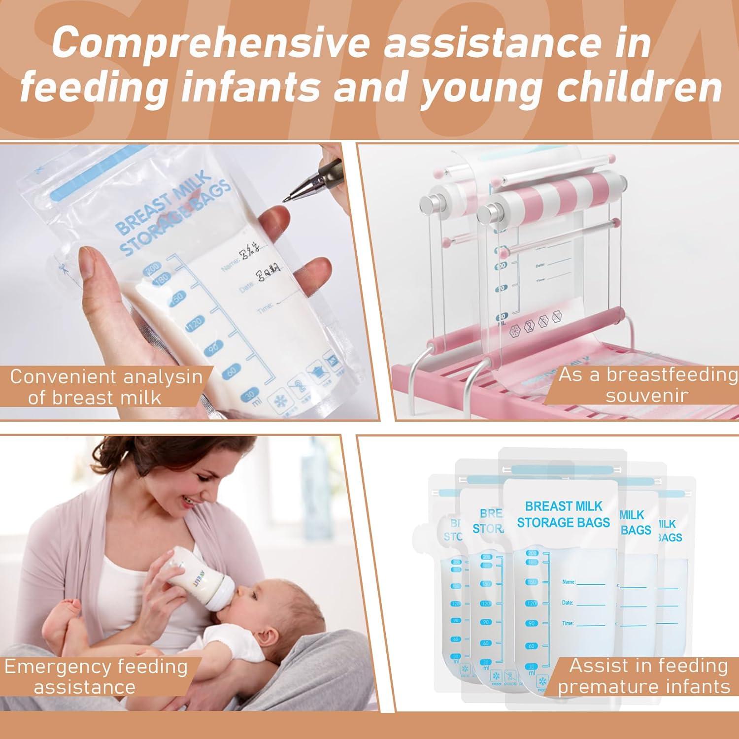 30 Bolsas de Almacenamiento de Leche Materna Libre de BPA
