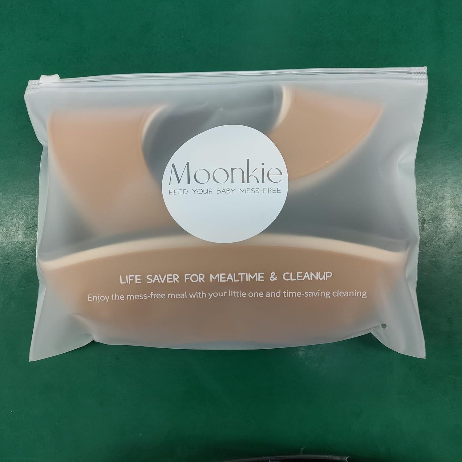 Conjunto 3 Baberos Silicona Moonkie Libre BPA Ajuste Suave