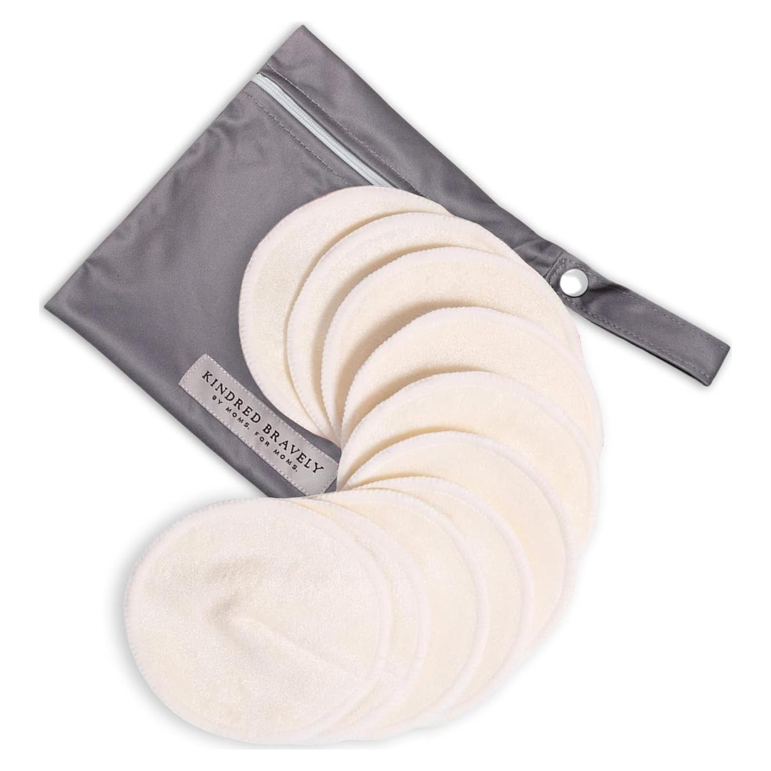 Almohadillas de Lactancia Reutilizables Kindred Bravely 10 Pzas