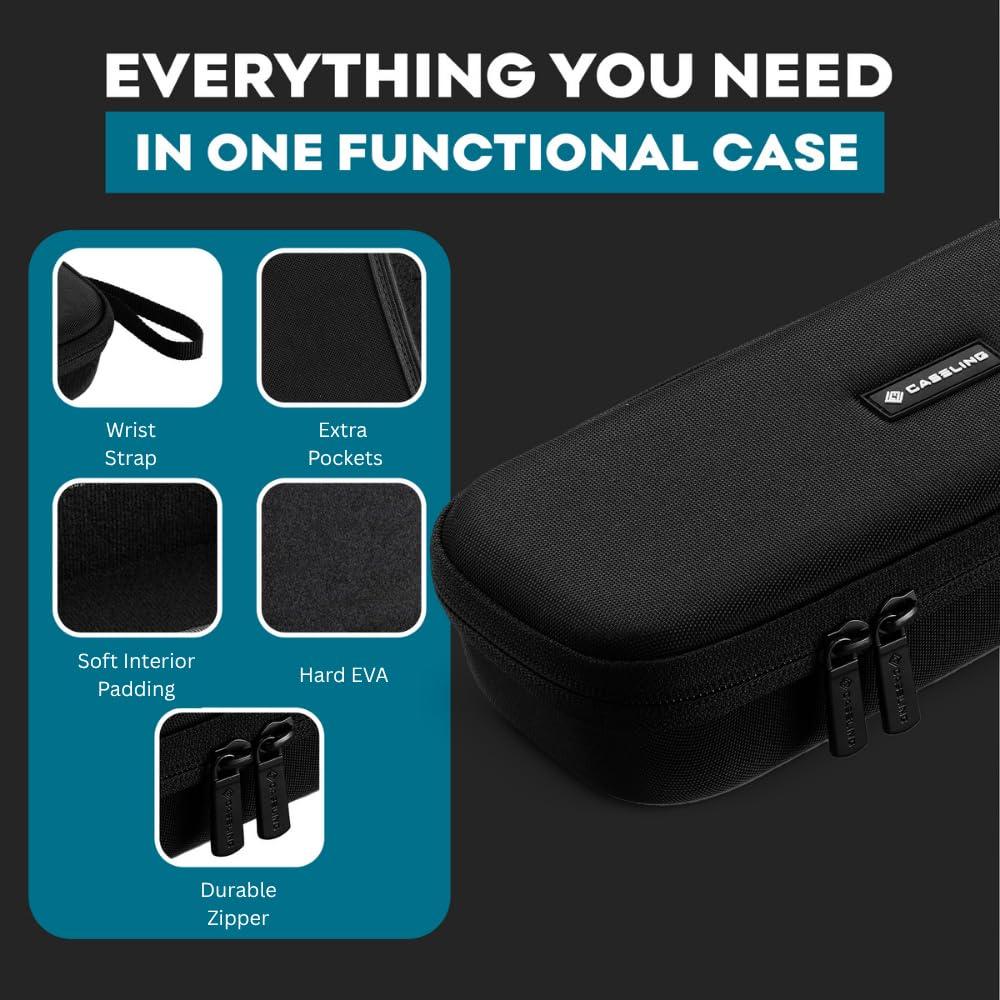 Funda Dura para Estetoscopio Caseling EVA Negro 27.4x10.4cm