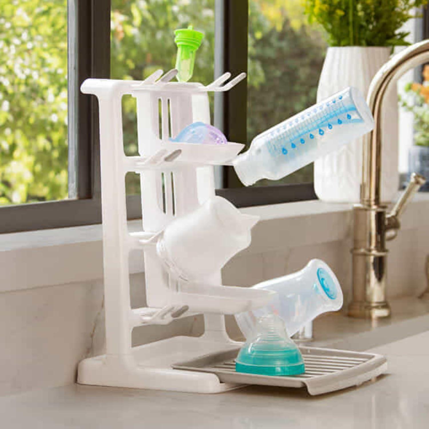Soporte Secado Vertical Munchkin Tidy Dry para Biberones Blanco
