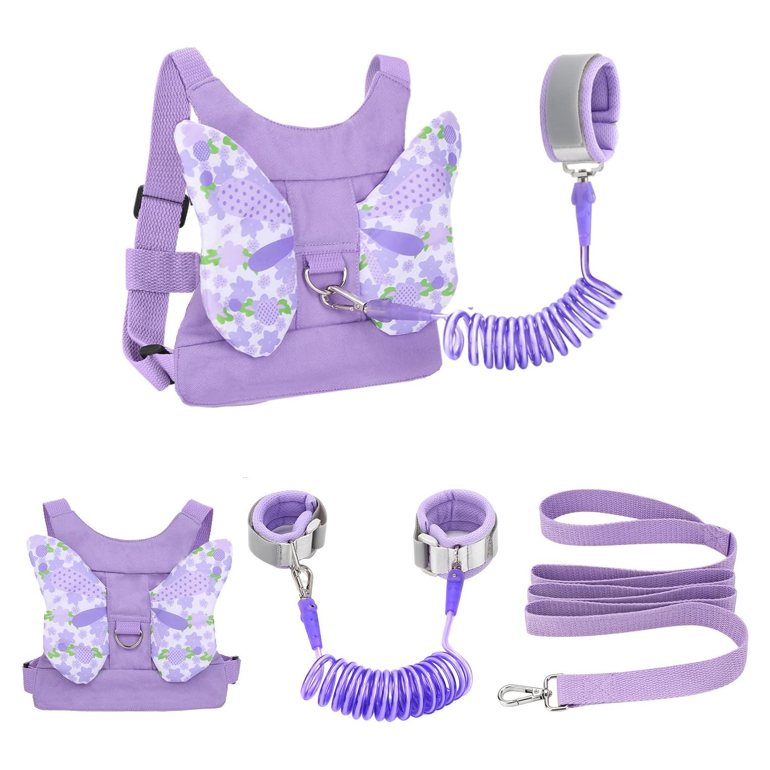 Correa Antipérdida para Niños Arnés de Seguridad Púrpura