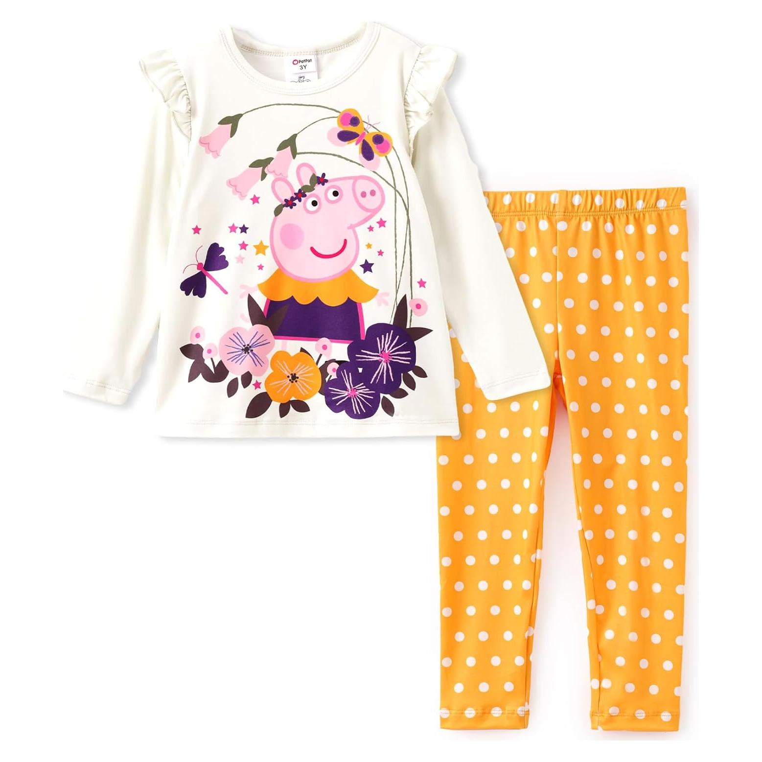 Conjunto Peppa Pig para Niñas 2 Piezas Talla 5-6T