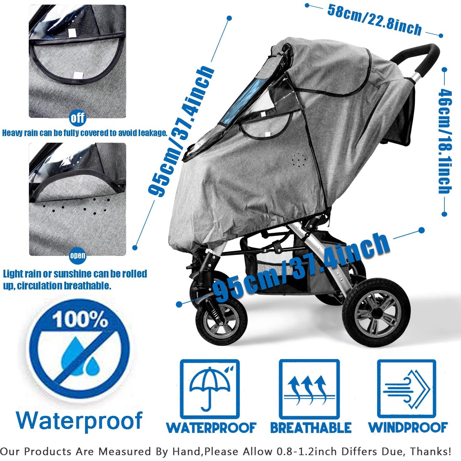 Cubierta de Lluvia Universal para Cochecito Bebé Impermeable