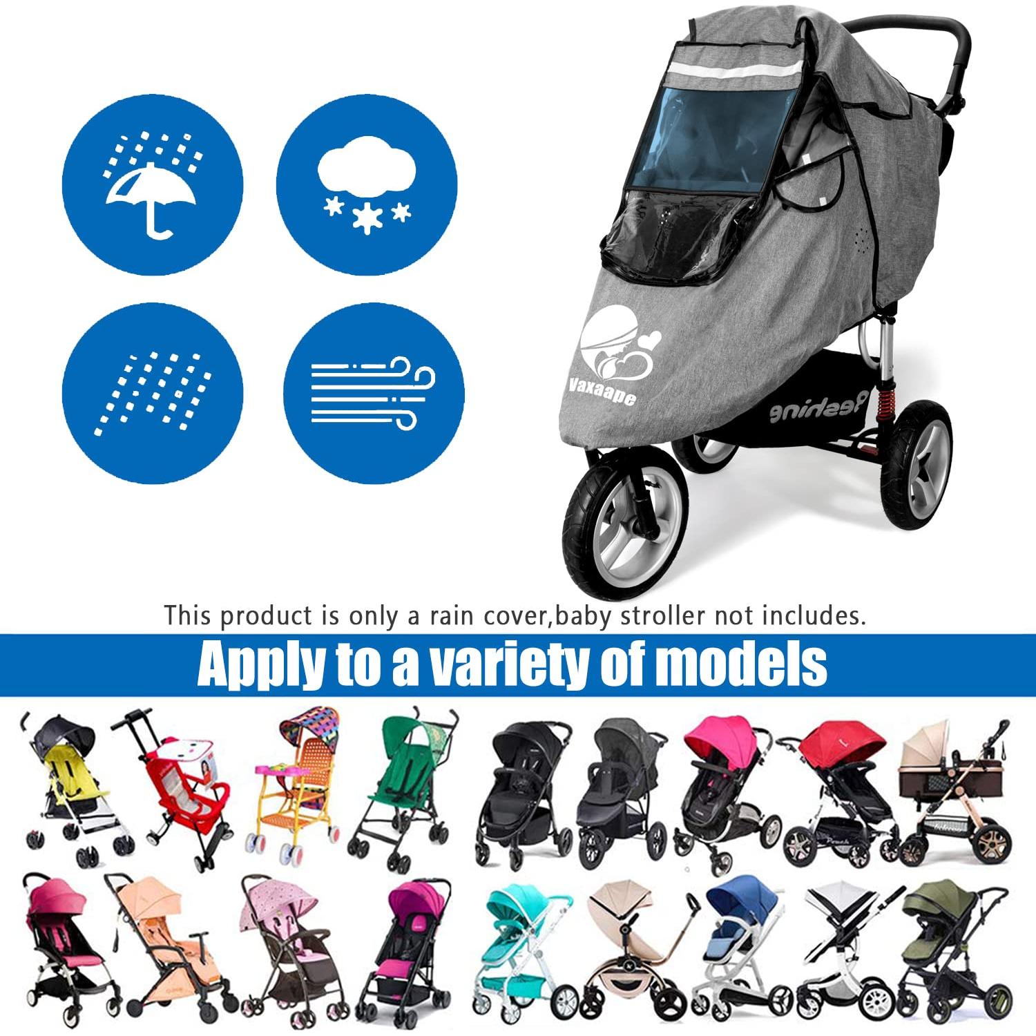 Cubierta de Lluvia Universal para Cochecito Bebé Impermeable