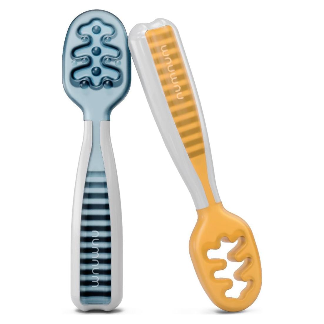 Juego de Cucharas GOOtensils para Bebés 6+ Meses Silicona BPA