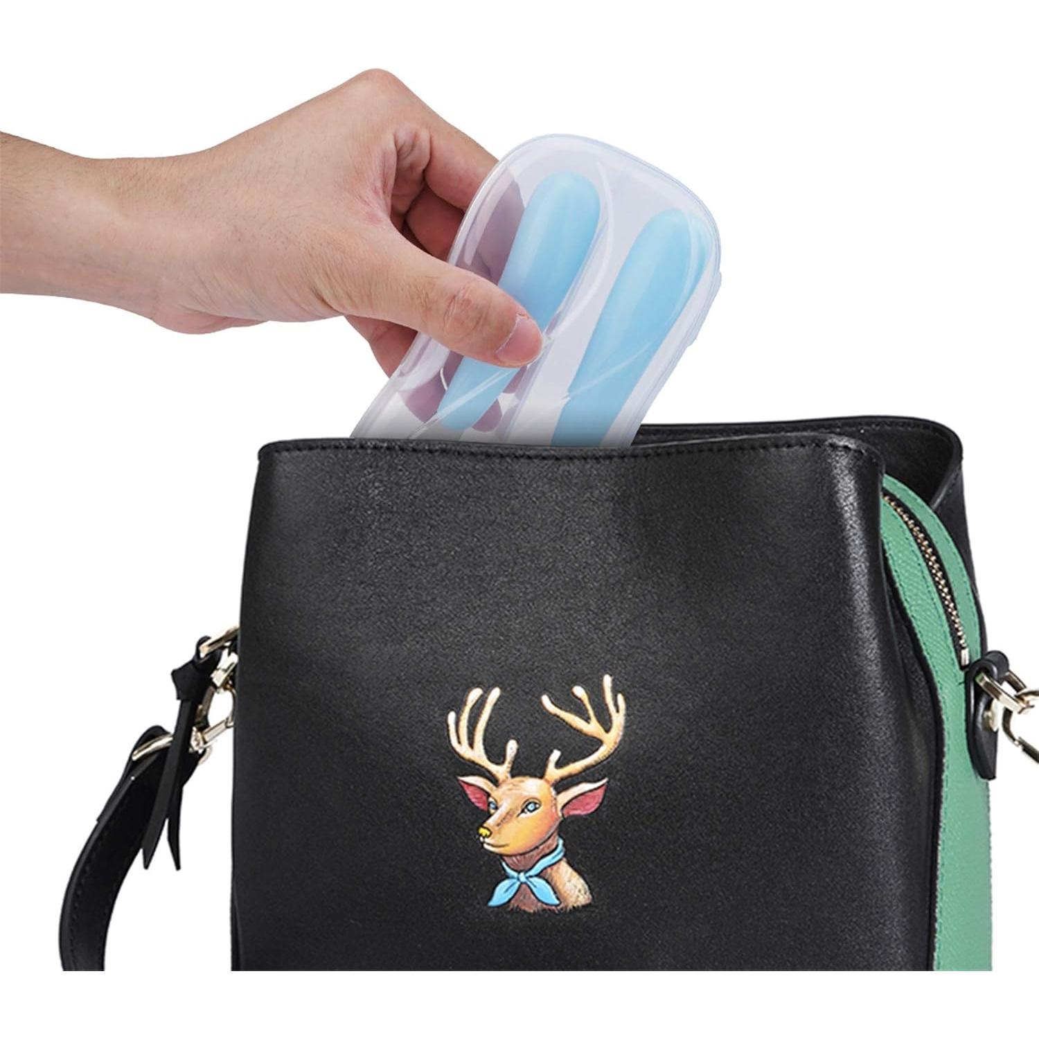 Set de Utensilios para Niños Kirecoo - Acero Inoxidable 4 Piezas