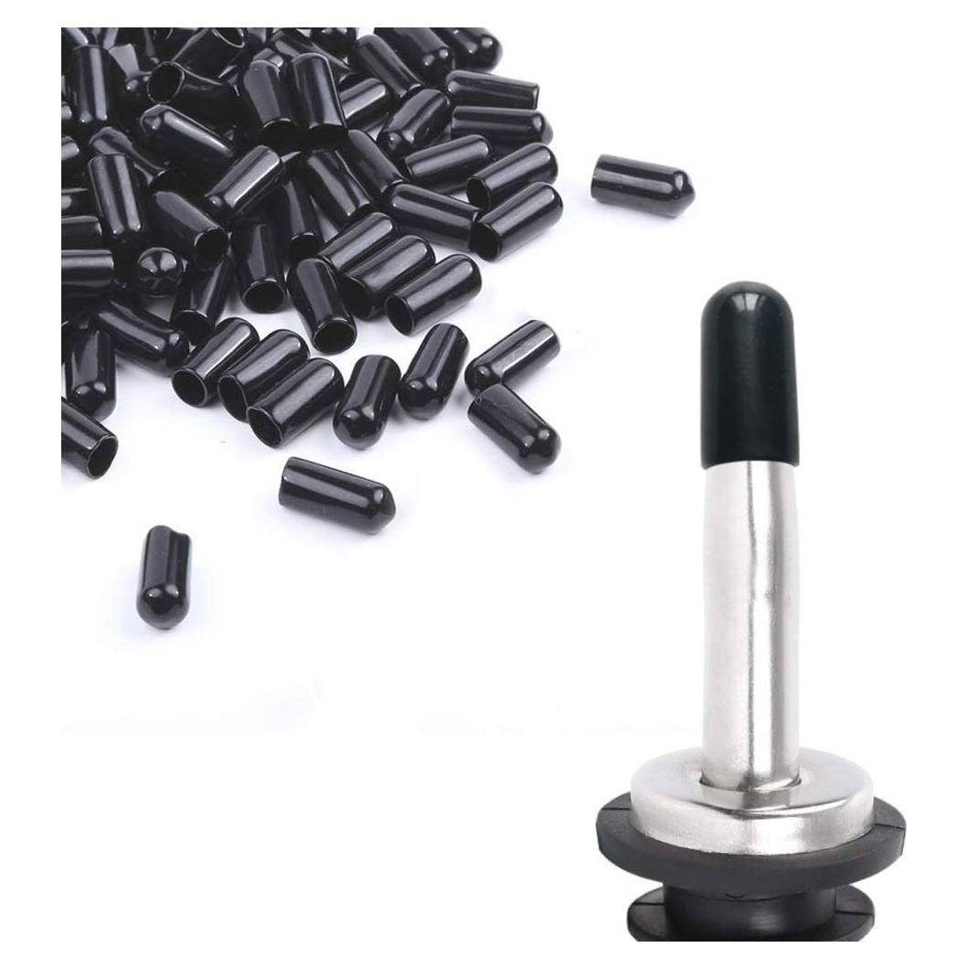 200 Cubiertas de Vertedor de Licor GOLF - Goma Negra 1.8cm