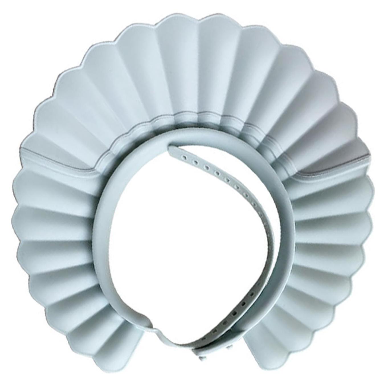 Gorro de Baño Ajustable para Niños - Protección Ocular Azul Humo