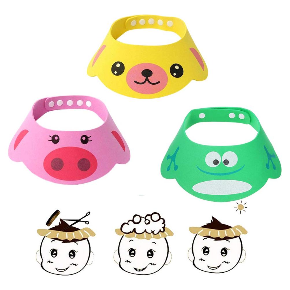 Gorro de baño ajustable para niños SUNTRADE - Set de 3 colores