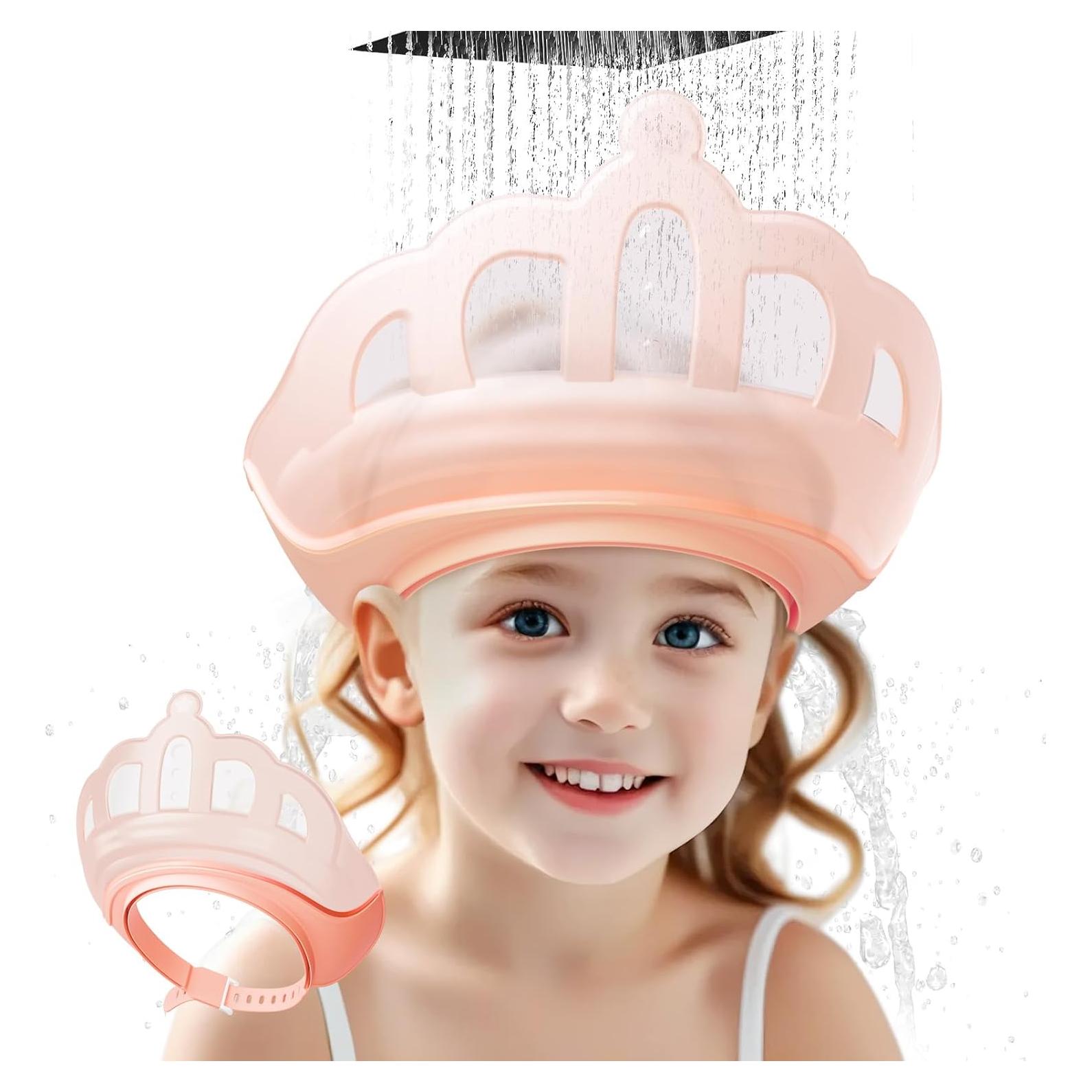 Gorro de Ducha Ajustable para Bebé Lonlown Rosa