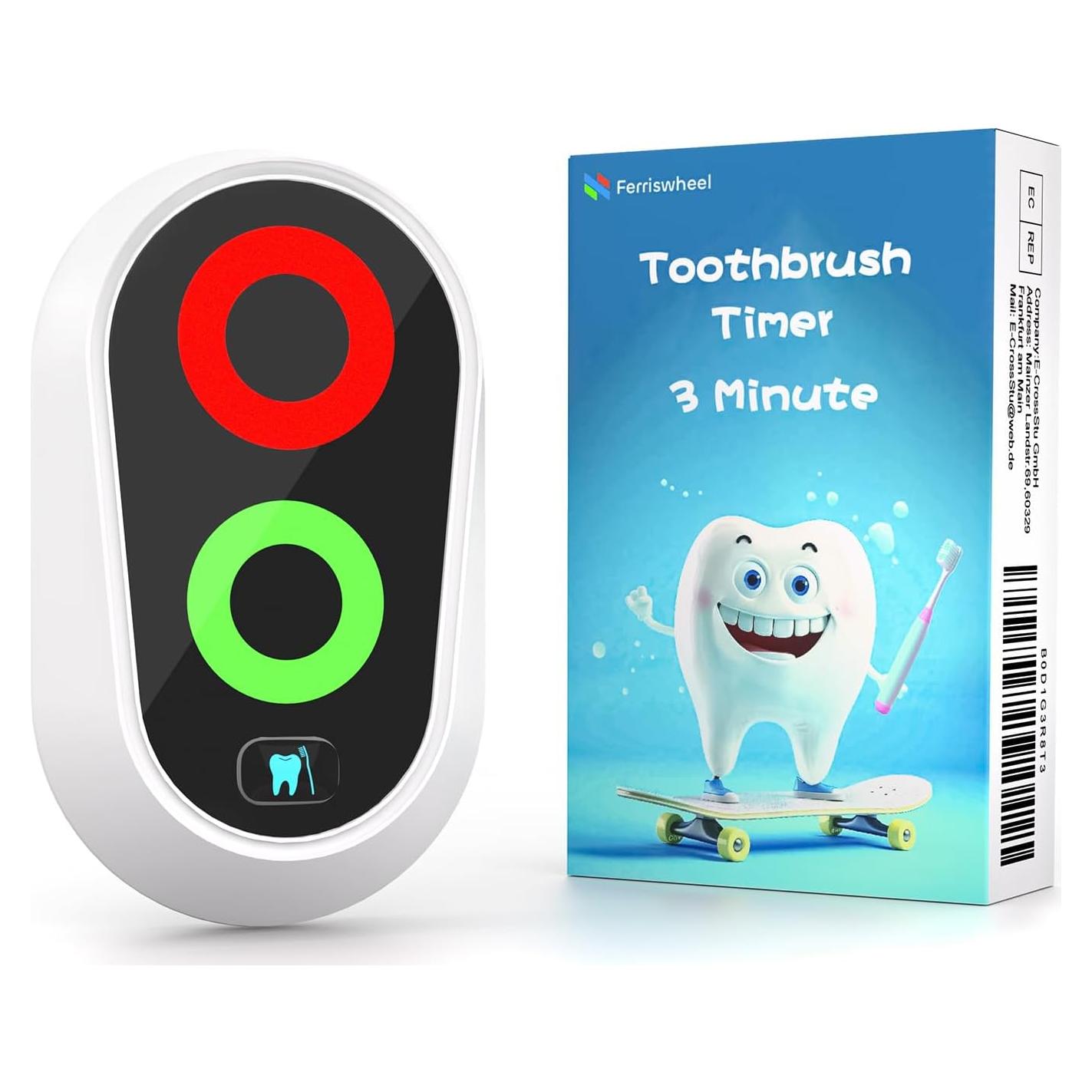 Temporizador de Cepillado Ferriswheel LED Magnético Blanco
