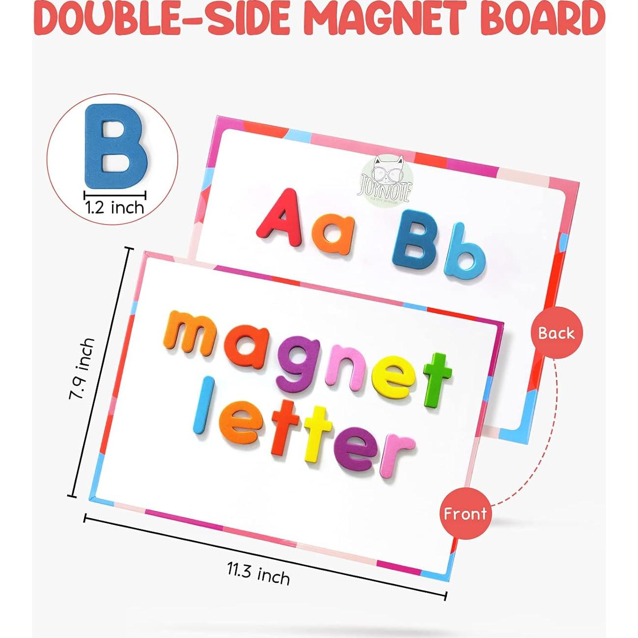 Kit de Letras Magnéticas Gamenote 238 Piezas con Tablero