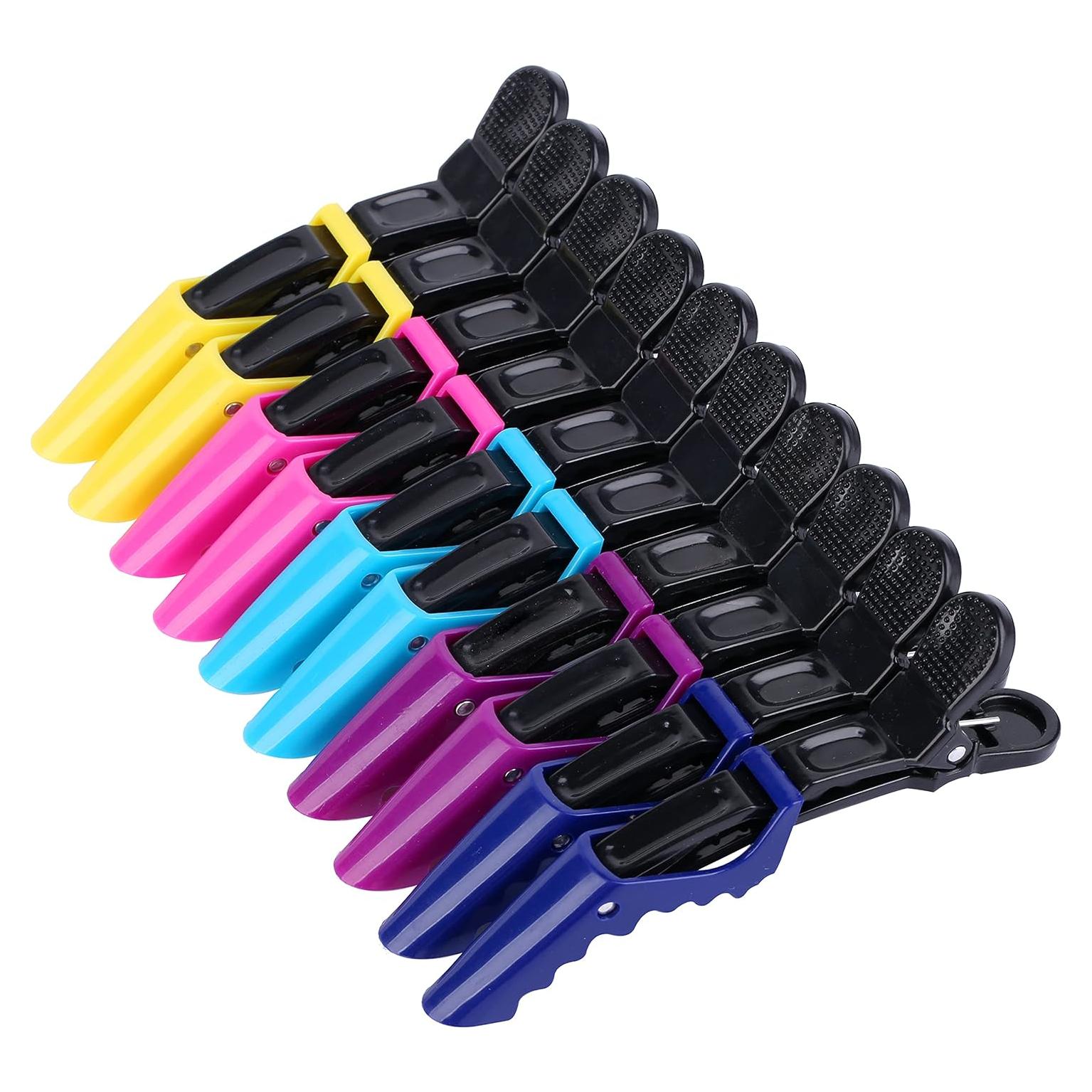 Clips para Cabello HH&LL - Doble Bisagra, 10 Piezas Mezcla