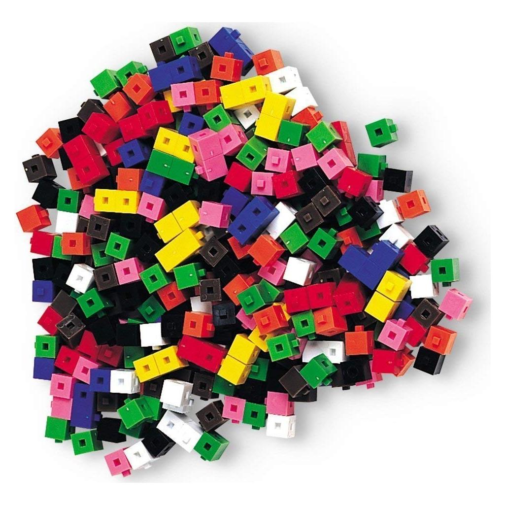 Cubos de Enlace Matemáticos Hand2mind - Set de 1000 Unidades