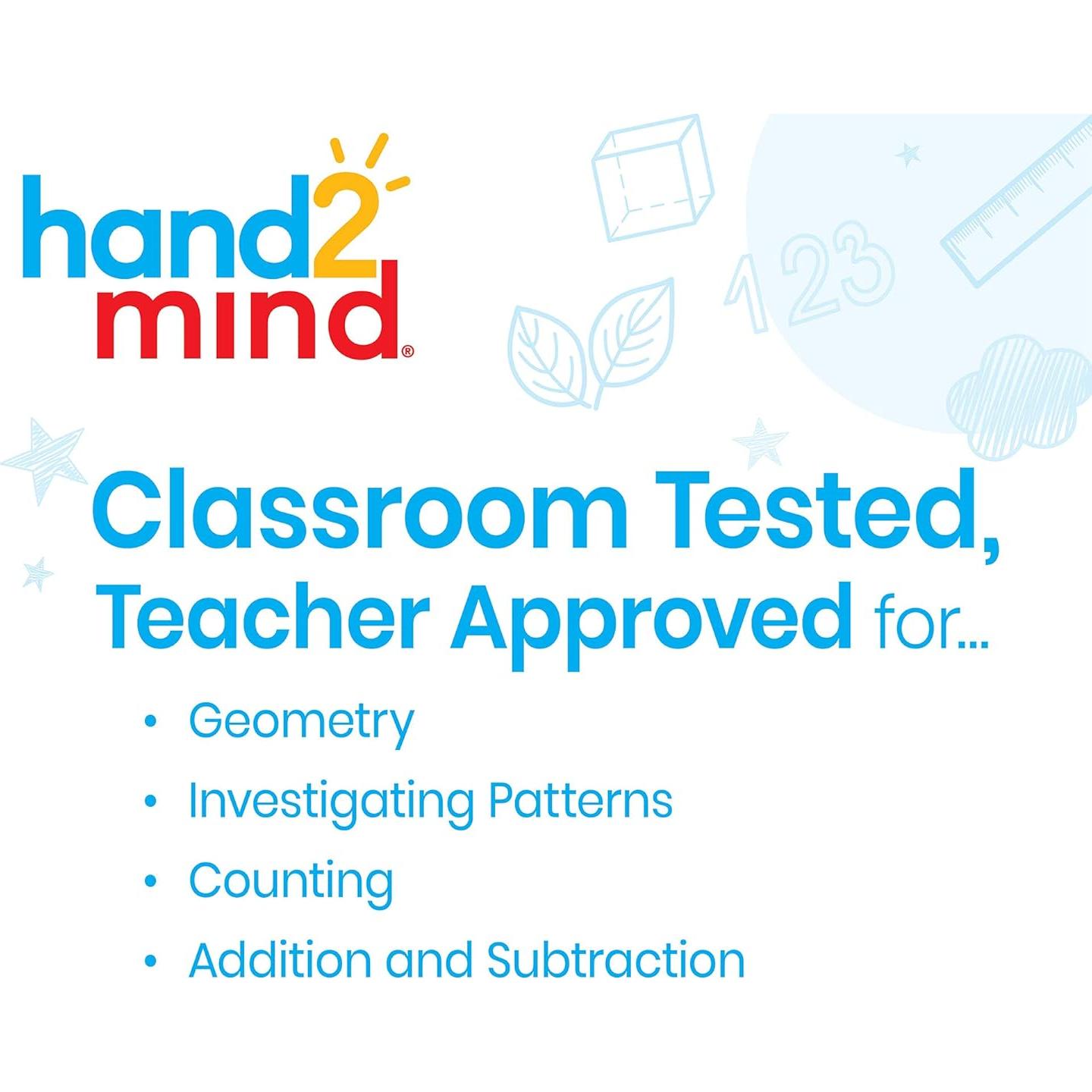 Cubos de Enlace Matemáticos Hand2mind - Set de 1000 Unidades