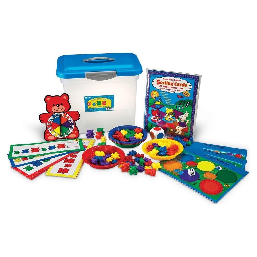 Conjunto de Actividades Matemáticas Learning Resources 3 Osos 22 Piezas