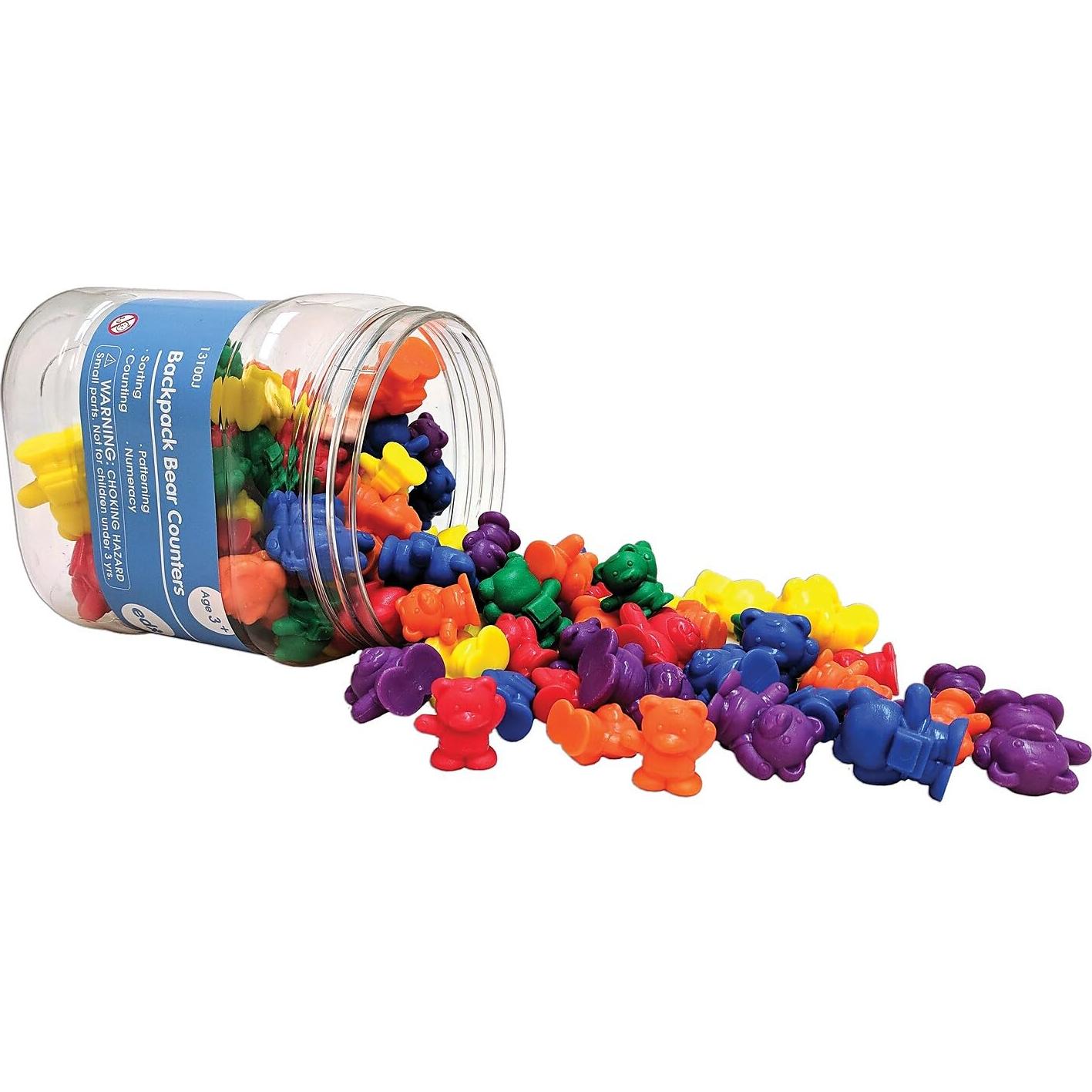 Contadores de Osos de Mochila edxeducation - Set 96 Piezas