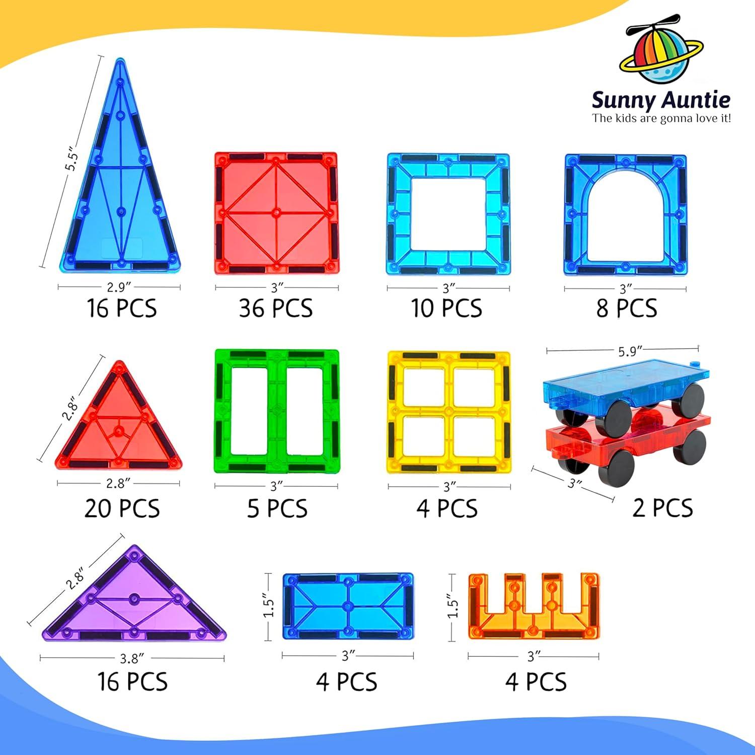 Set de Azulejos Magnéticos 125 Piezas Sunny Auntie