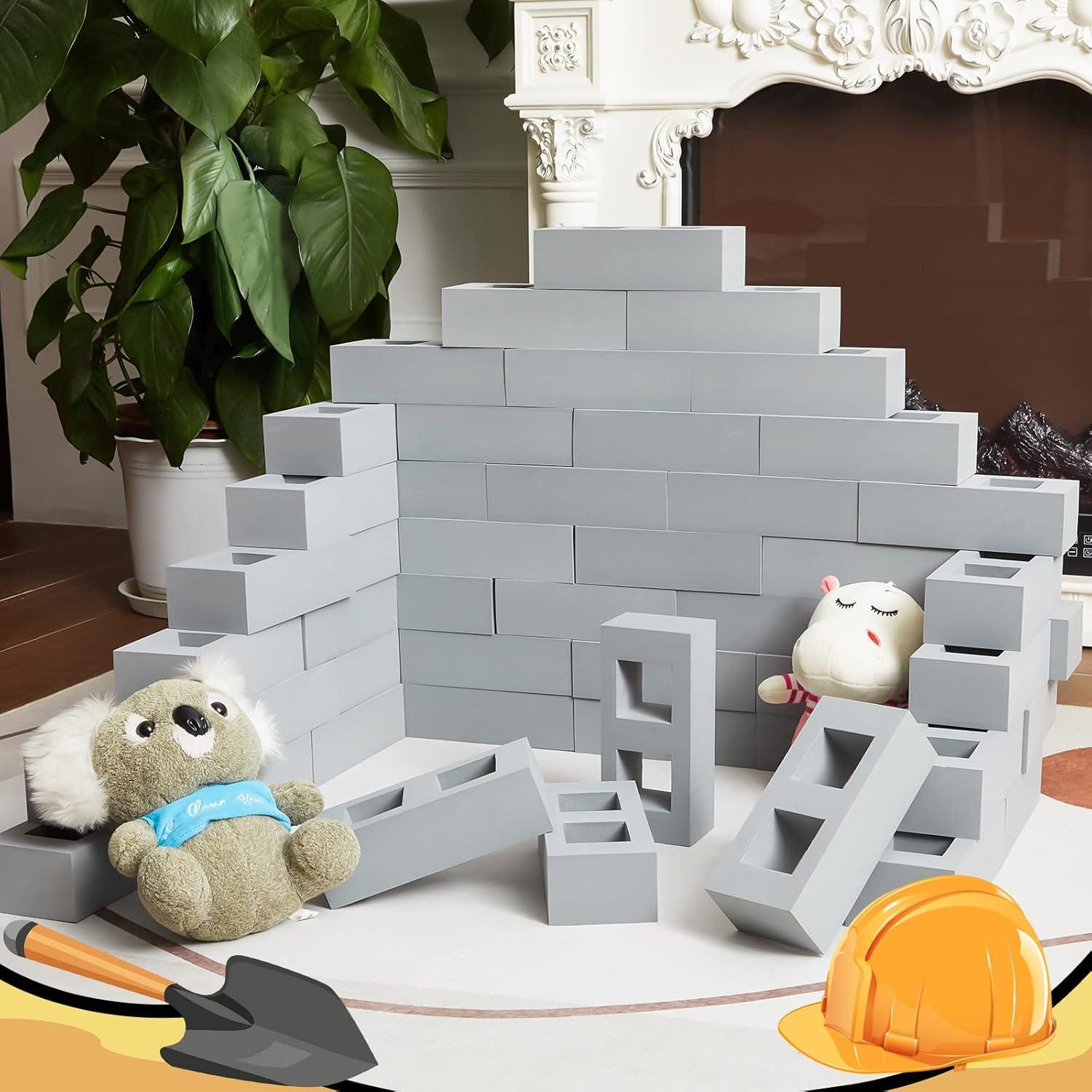 Bloques de Construcción de Espuma Zhanmai 50 Piezas 20.32x10.16cm