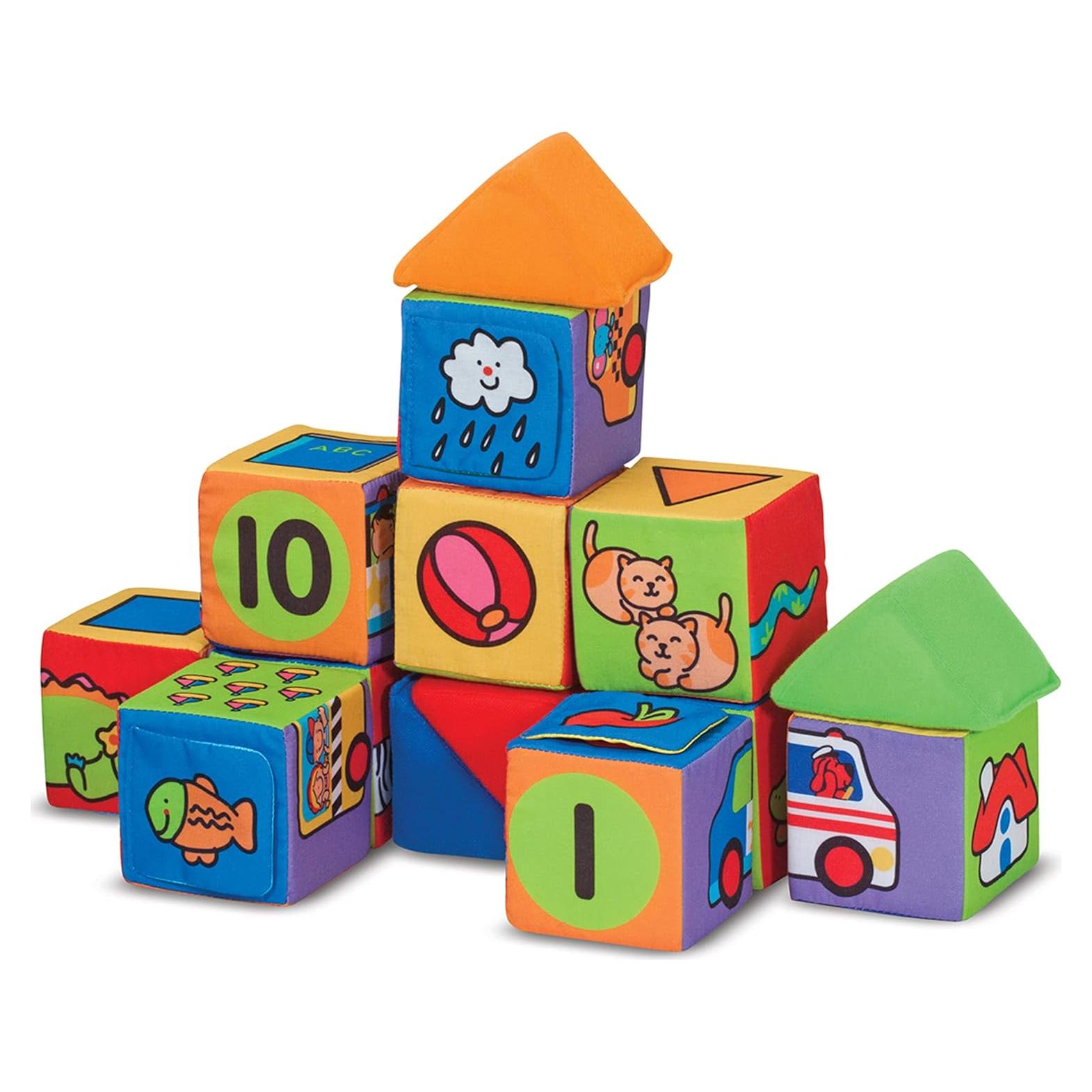 Bloques Blandos Melissa & Doug K's Kids para Bebés 14 Piezas